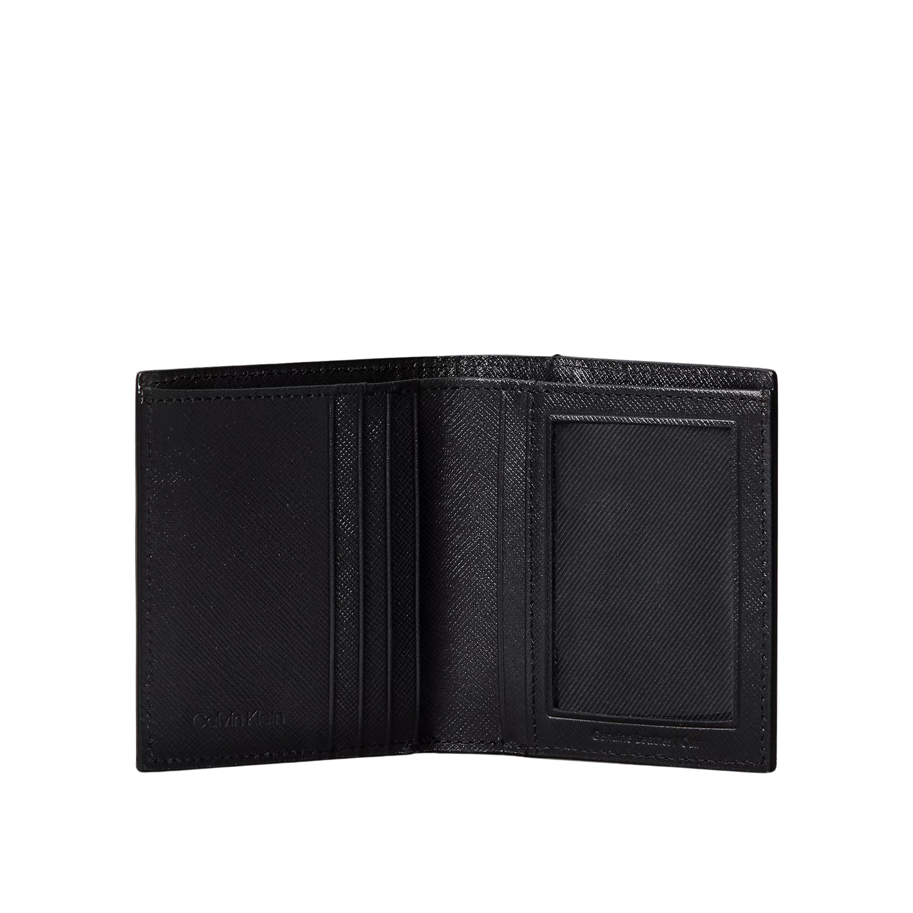 Calvin Klein Men Refined Saffiano Slim Bifold Wallet - Black