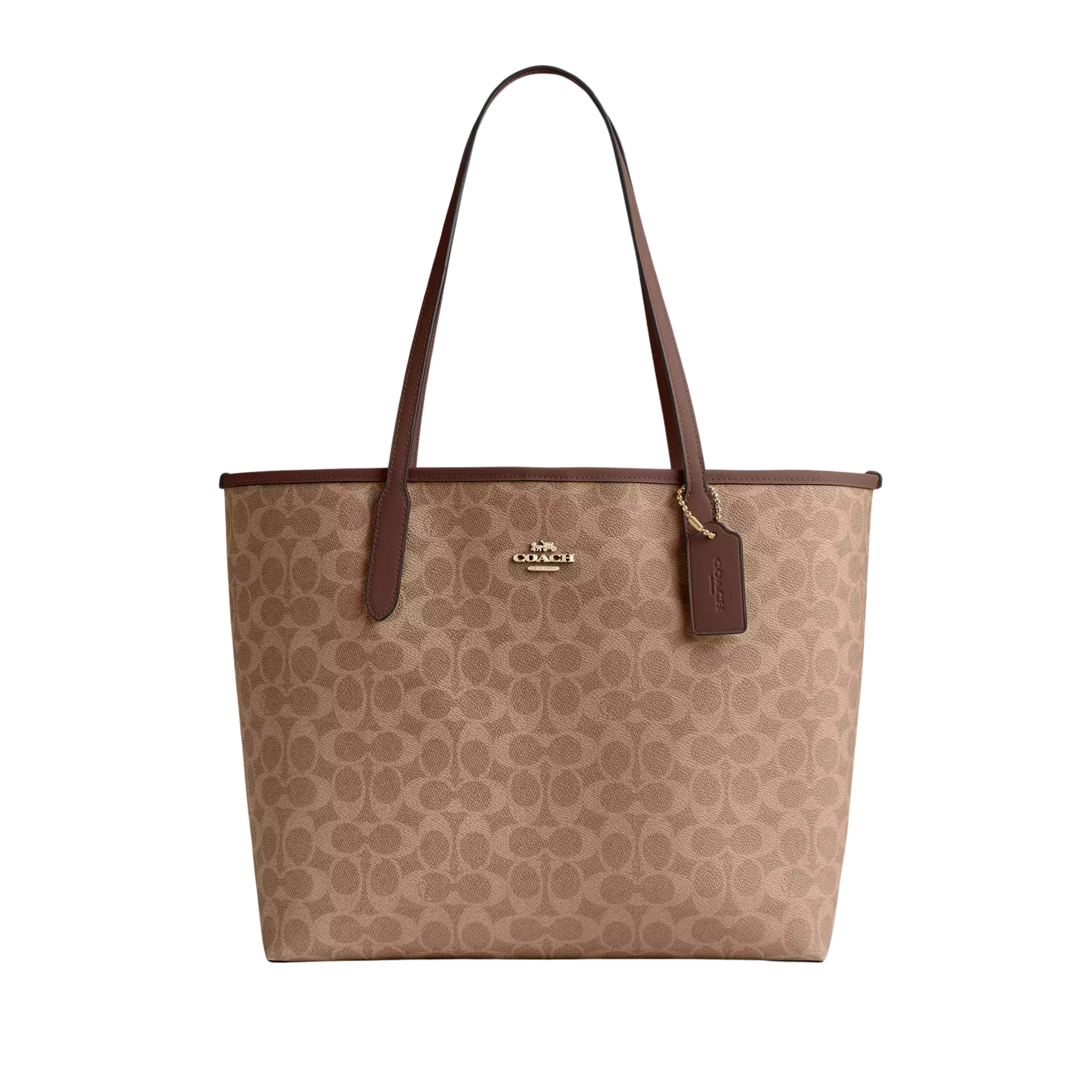 COACH City Tote Bag - Tan Brown
