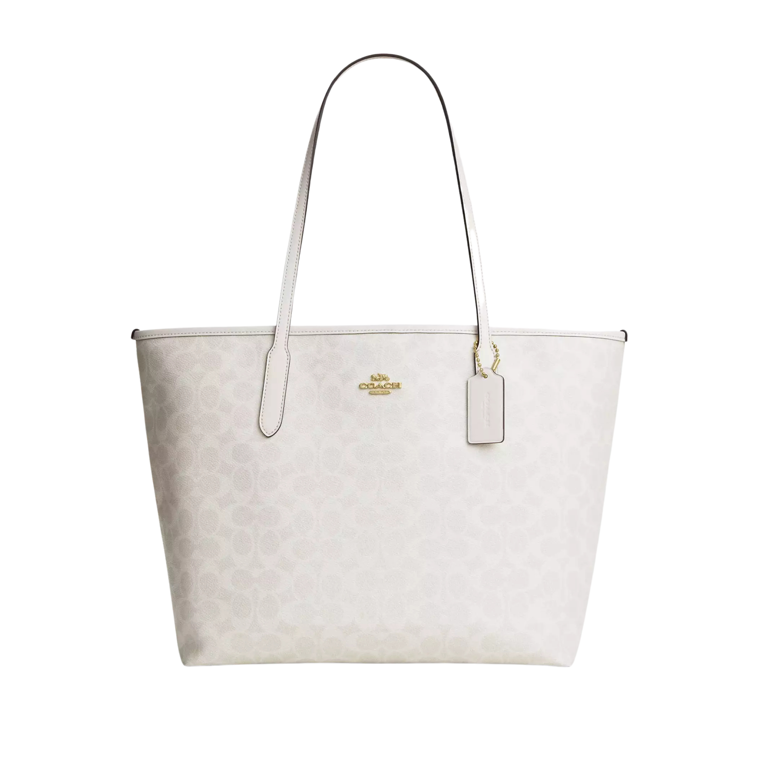 COACH City Tote Bag - White Chalk
