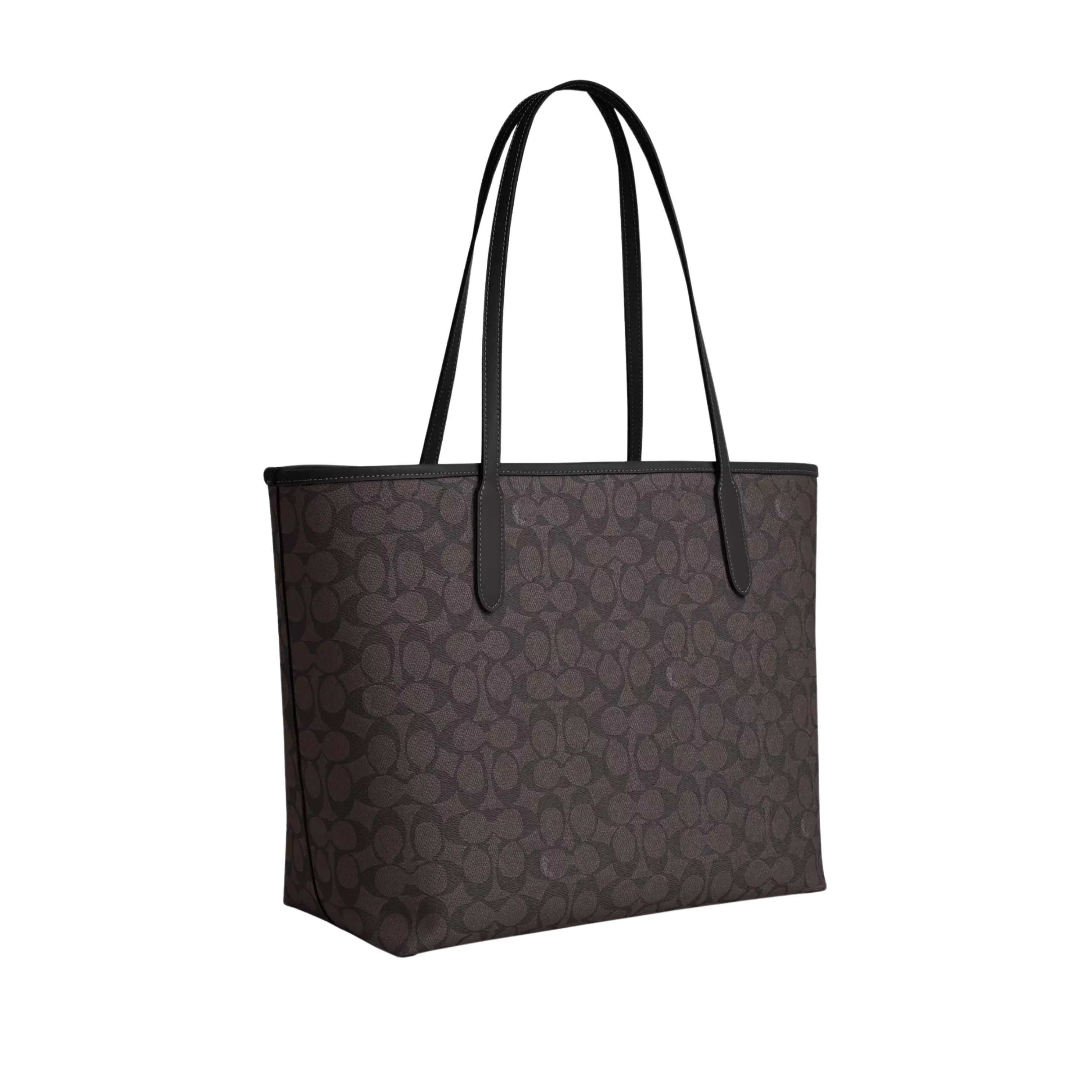 COACH City Tote Bag - Walnut Black