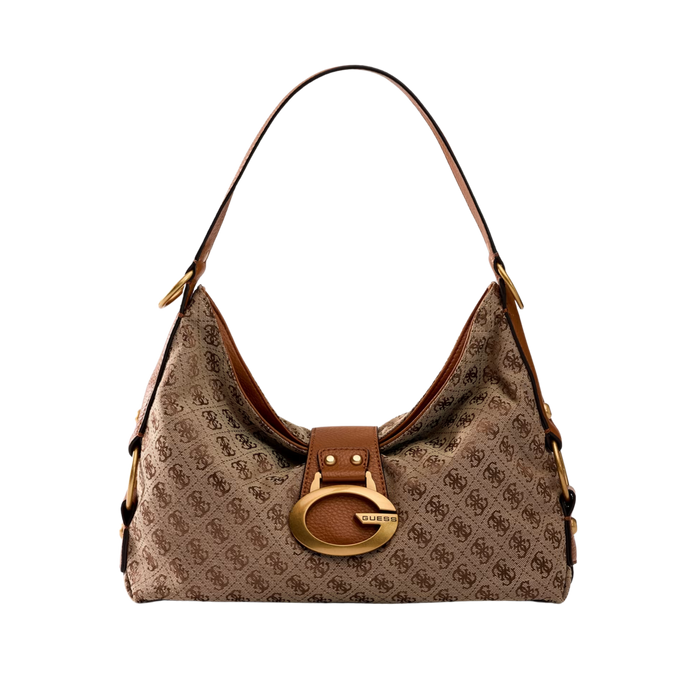 Guess Women Camden Medium Shoulder Bag JJ930818 - Brown Multi