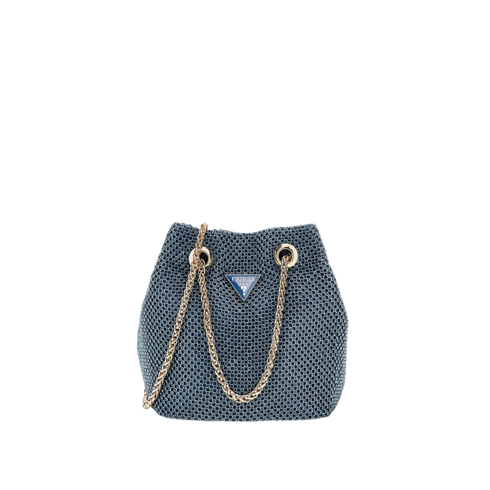 Guess Women Zalina Mesh Pouch - Slate