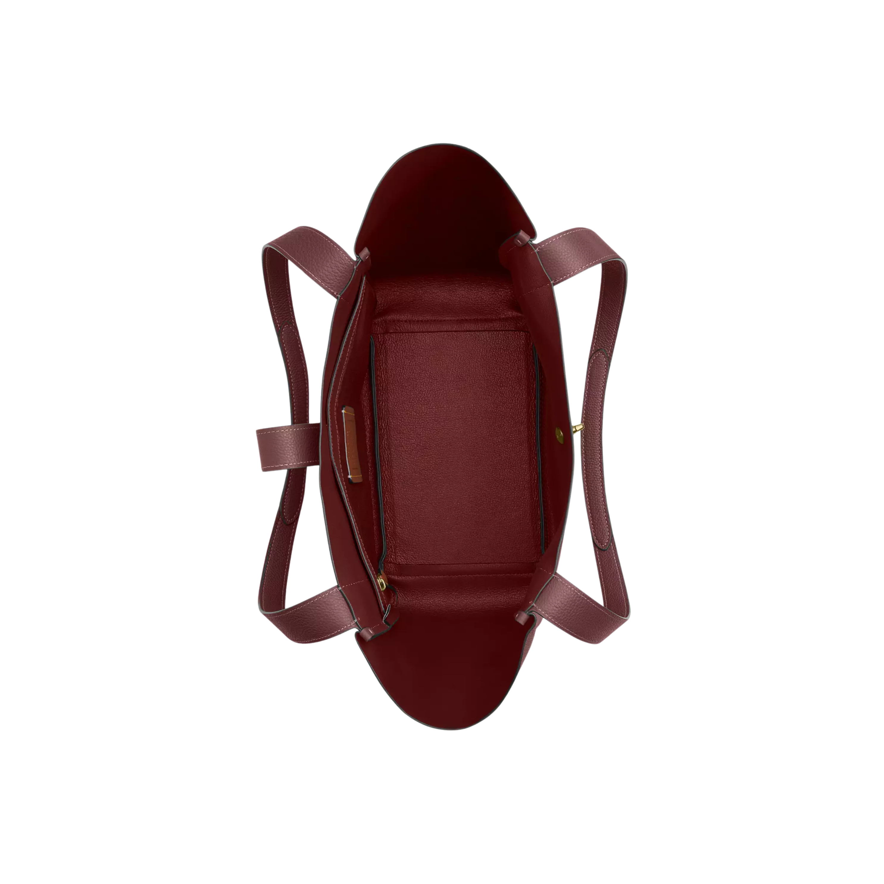 COACH Hadley Turnlock Tote Bag - Dark Wine