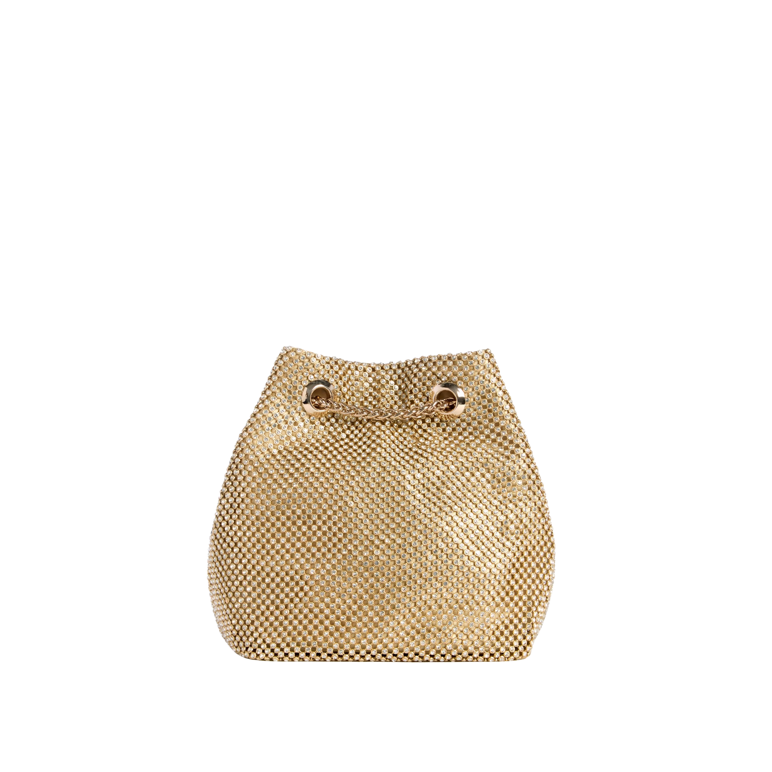 Guess Women Zalina Mesh Pouch - Gold