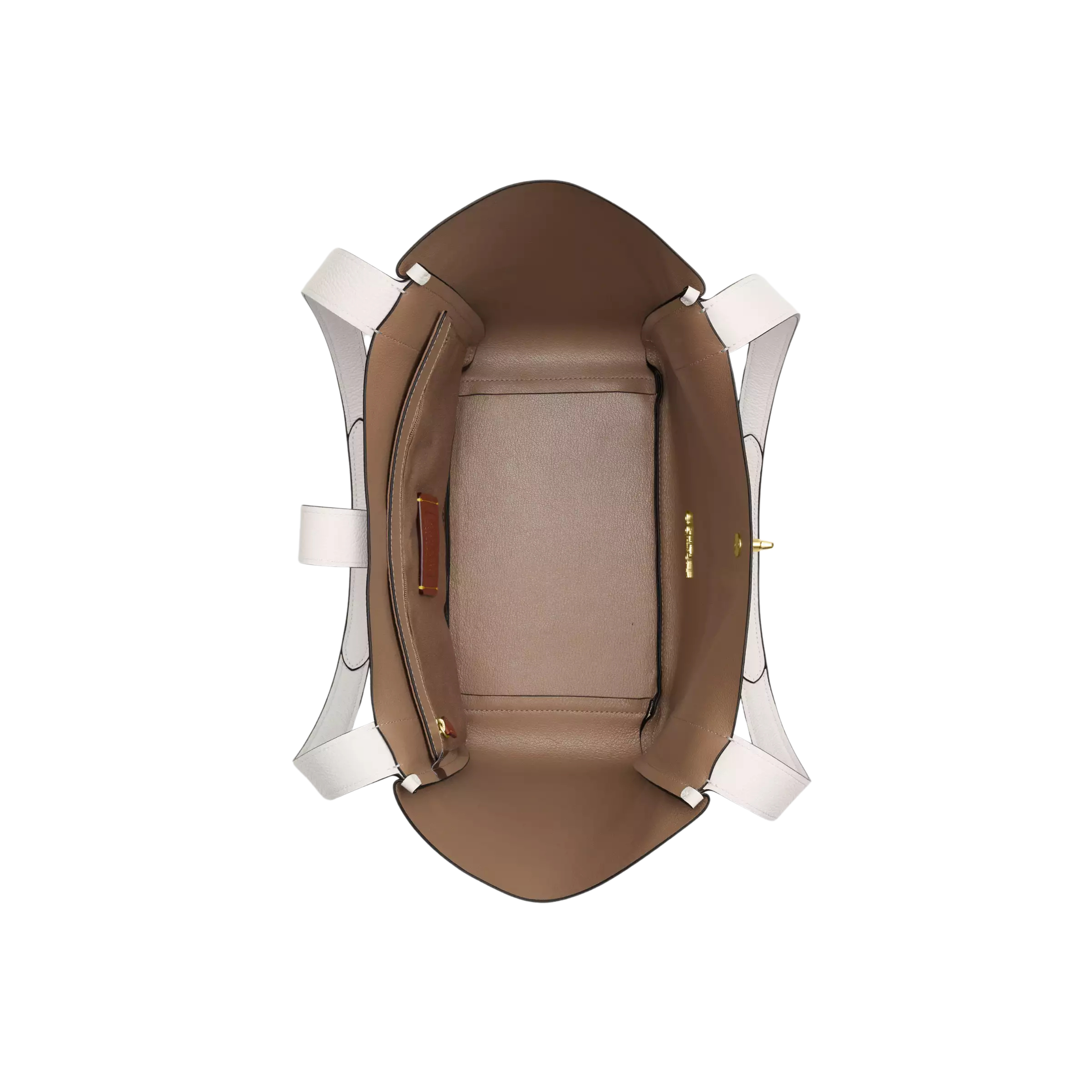 COACH Hadley Turnlock Tote Bag - Chalk