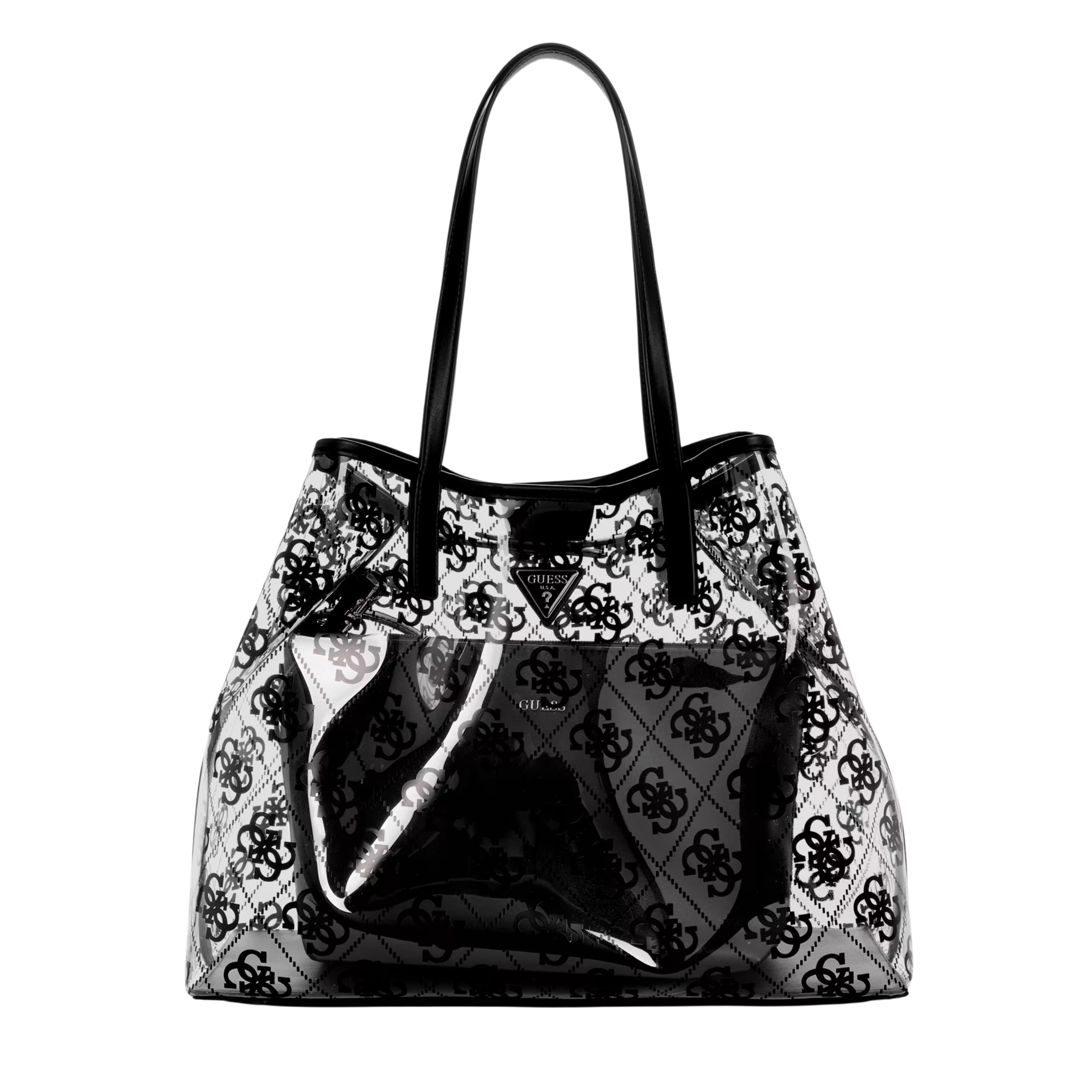 Guess Women Tuana Clear Quattro G Large Tote - Blossom