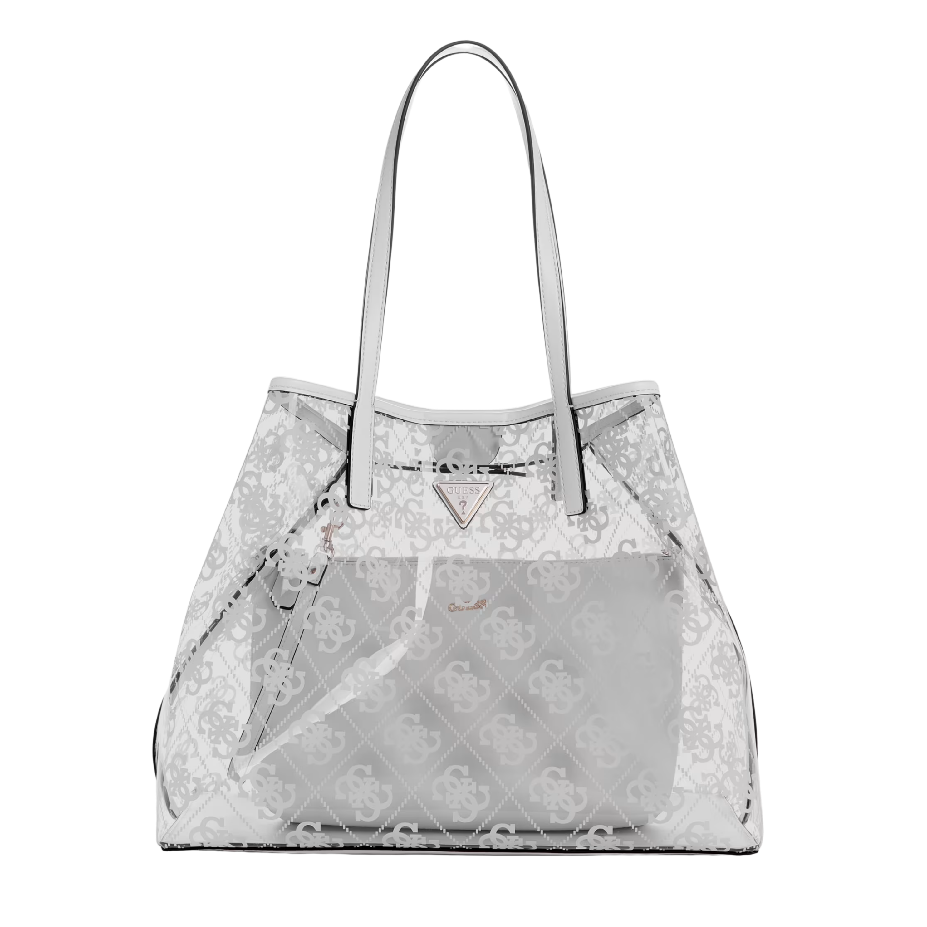 Guess Women Tuana Clear Quattro G Large Tote - Willow