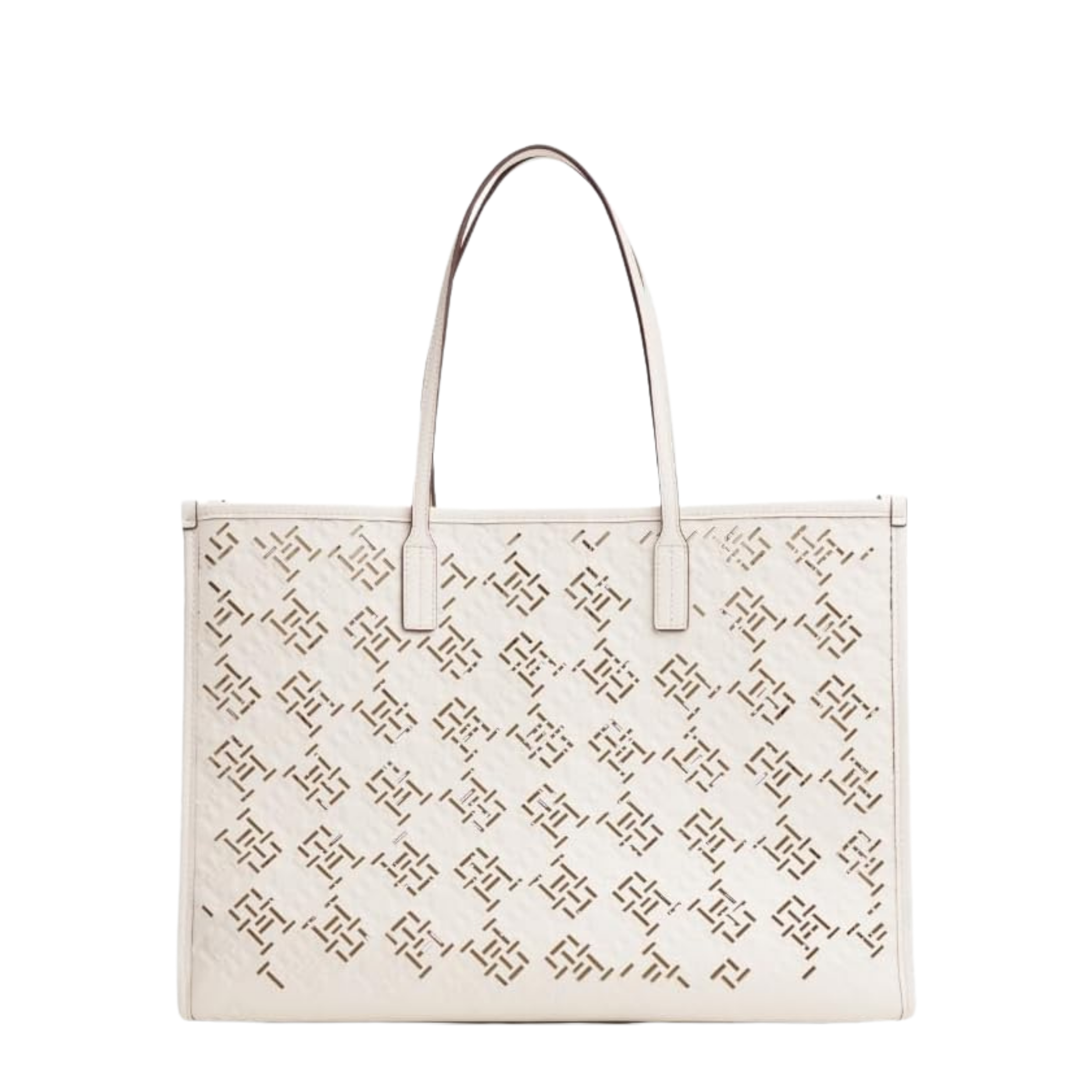 Tommy Hilfiger Women Monogram City Tote - Ivory Petal