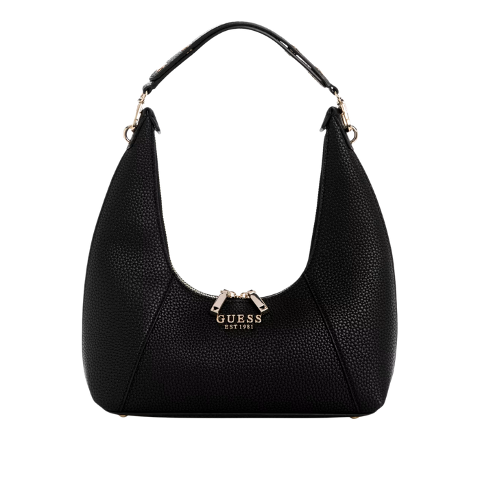 Guess Women Calista Top Zip Shoulder Bag - Black