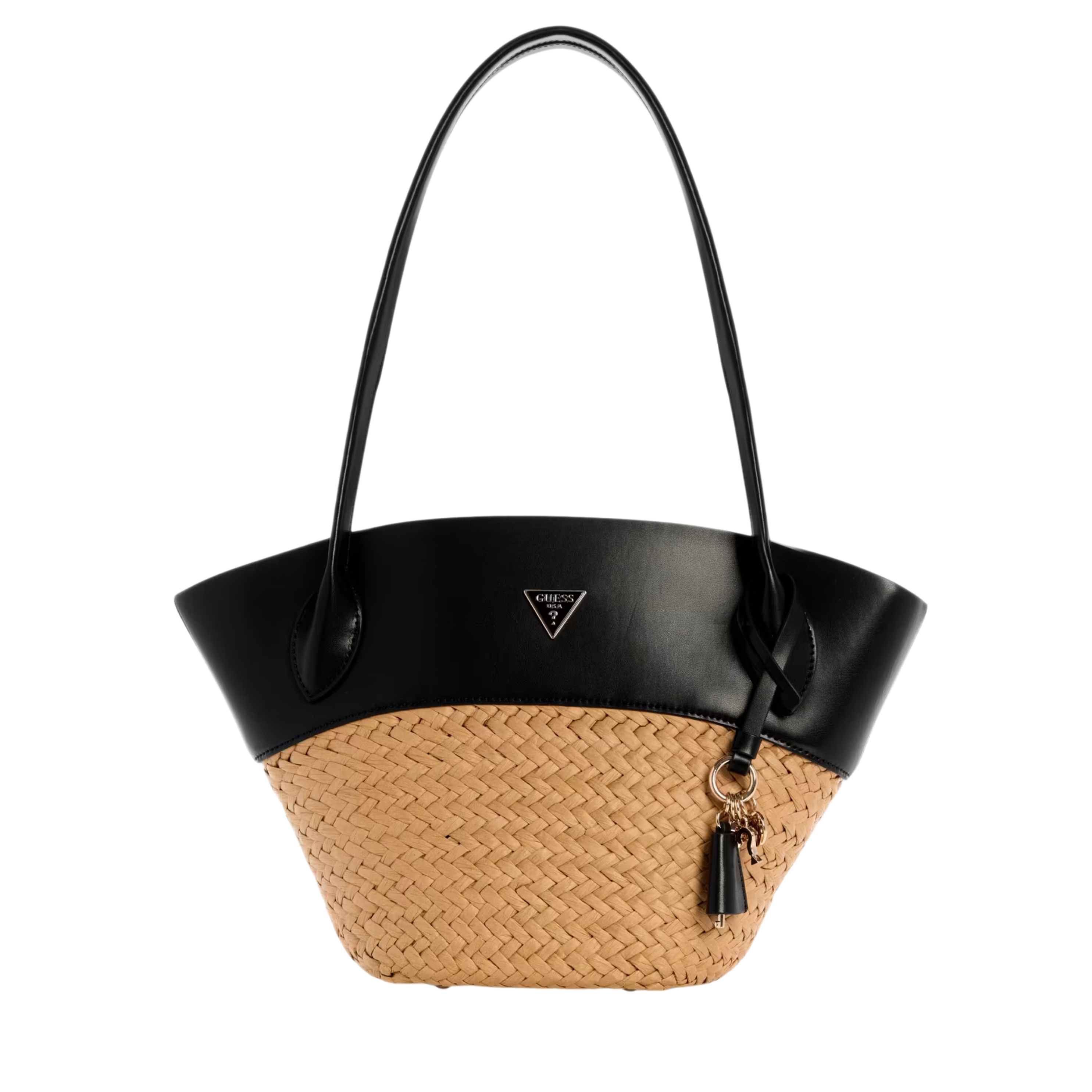 Guess Women Venere Large Woven Tote - Night Blue