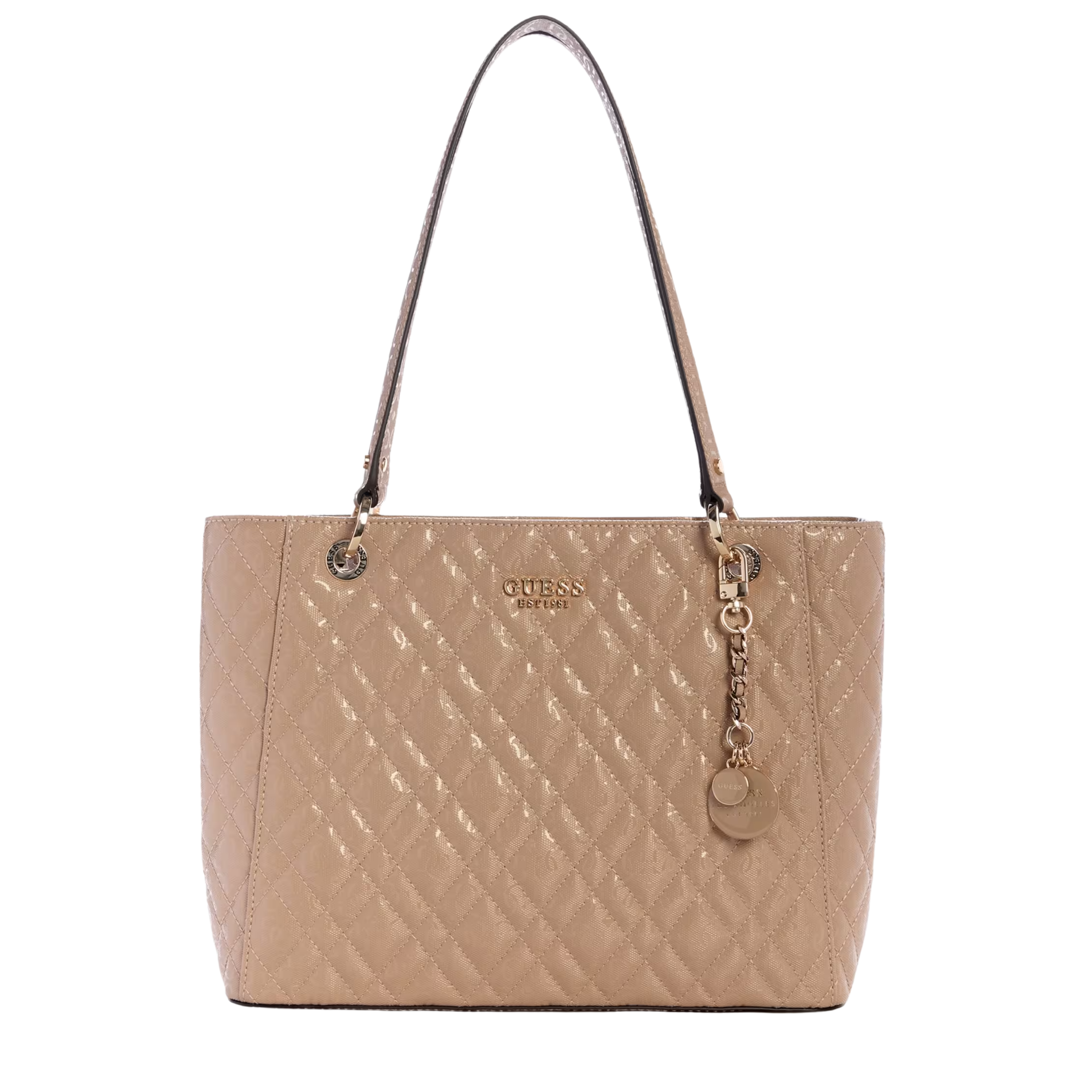 Guess Women Isemay Quilted Shopper - Beige