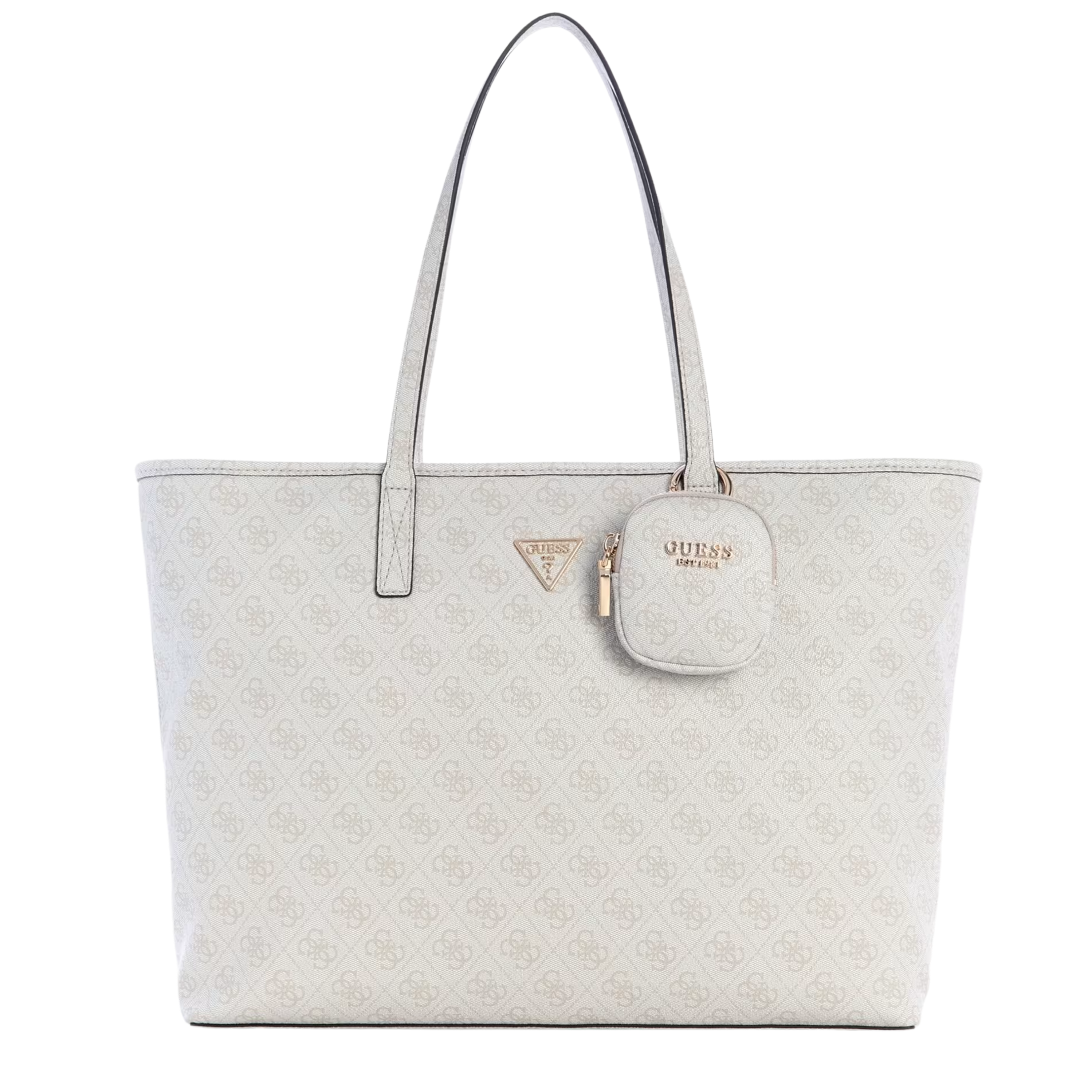 Guess Women Power Play II Quattro G Large Tech Tote - Dark Oak