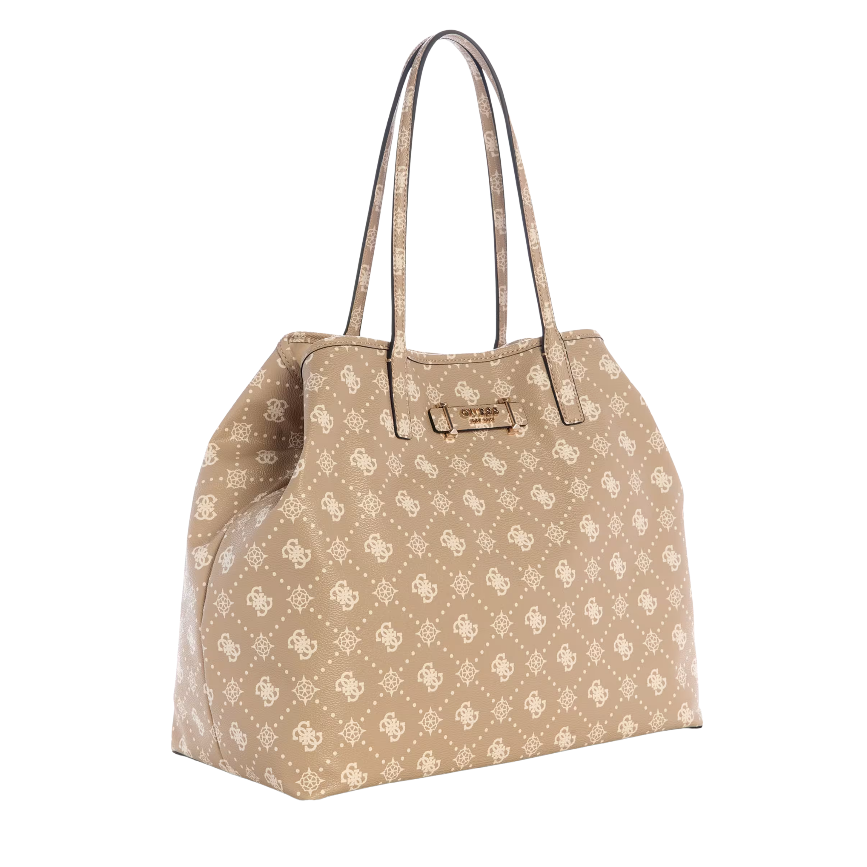 Guess Women Carrie Large Logo Tote - Beige