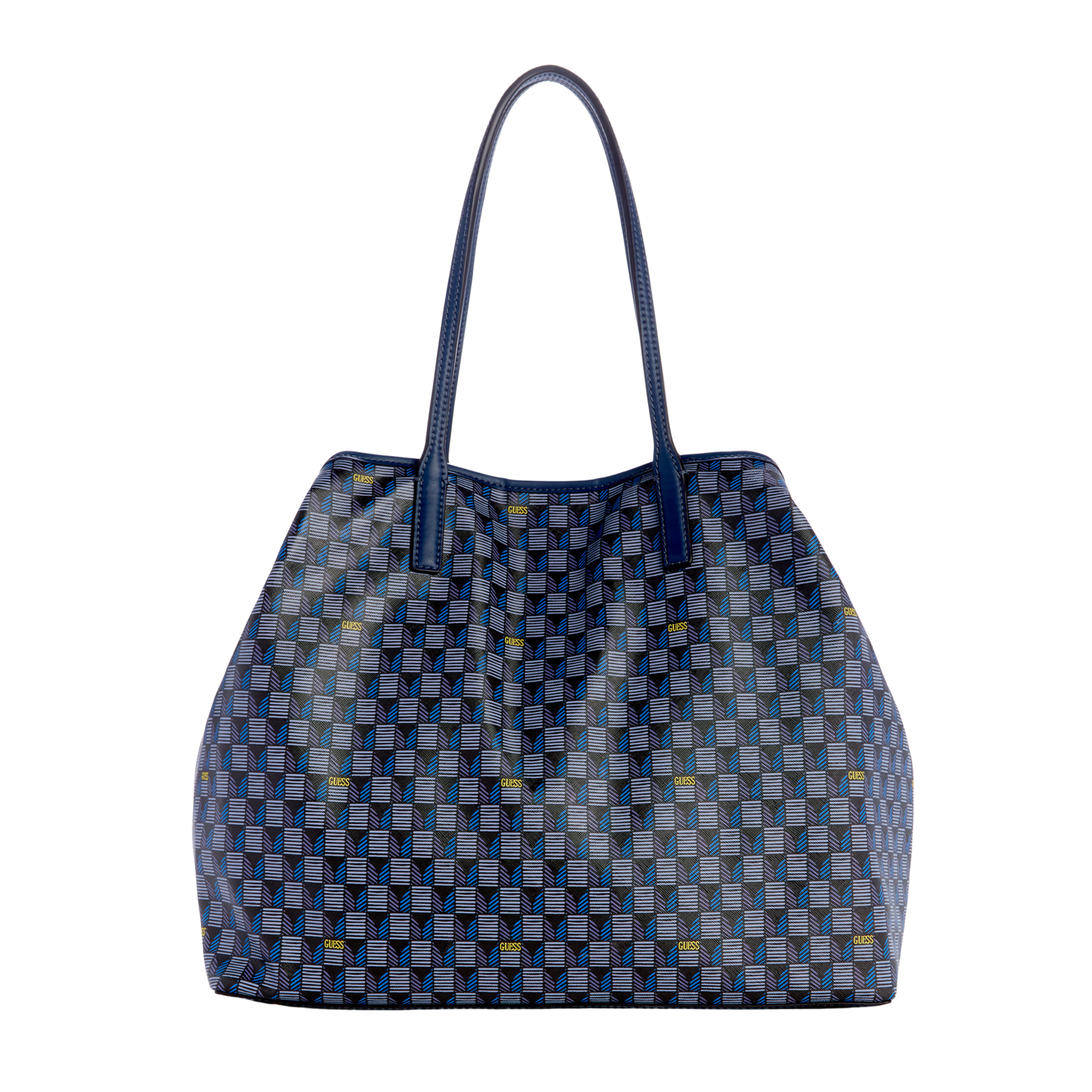 Guess Women G Wave Large Tote Set - Blue
