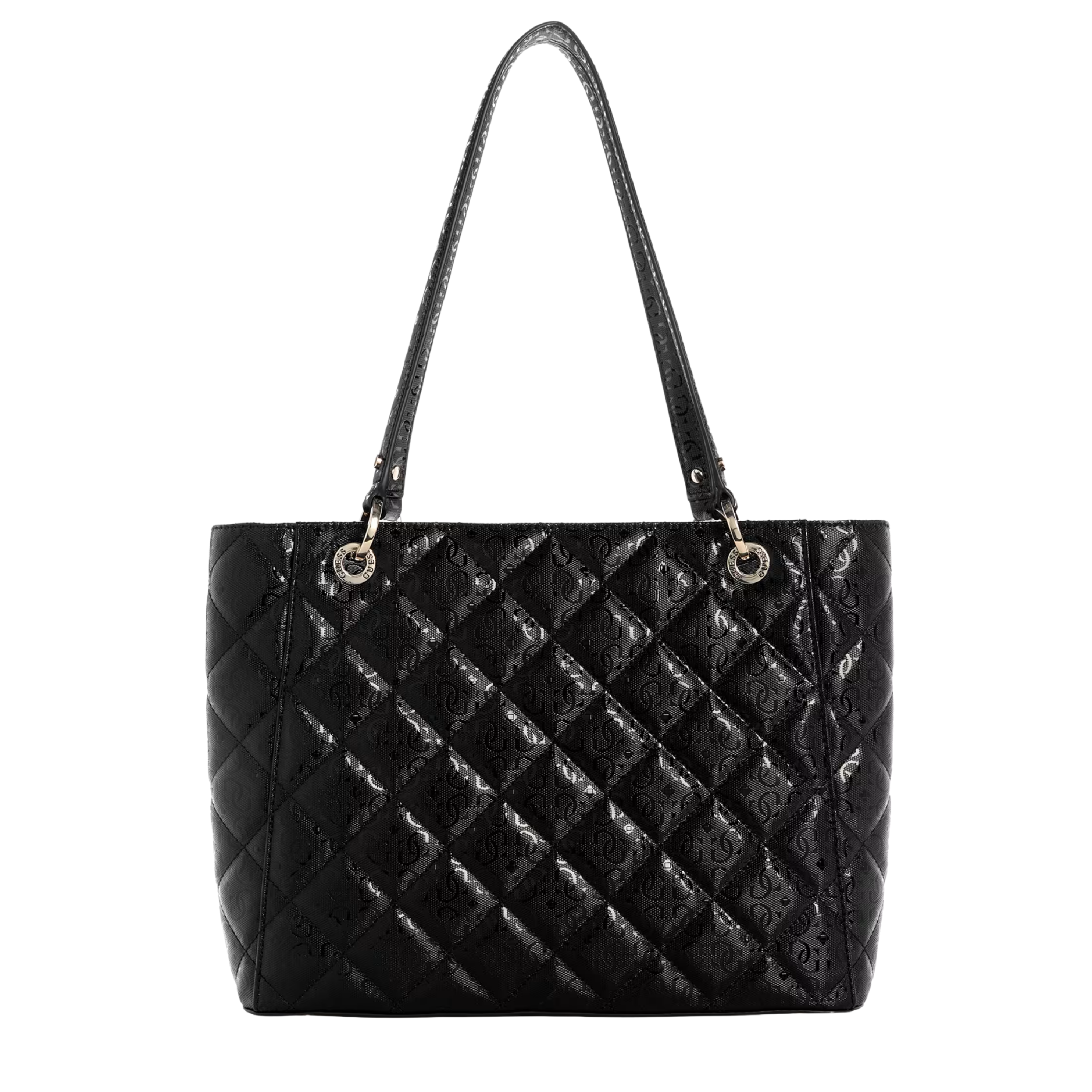 Guess Women Libby Quilted Shopper - Black