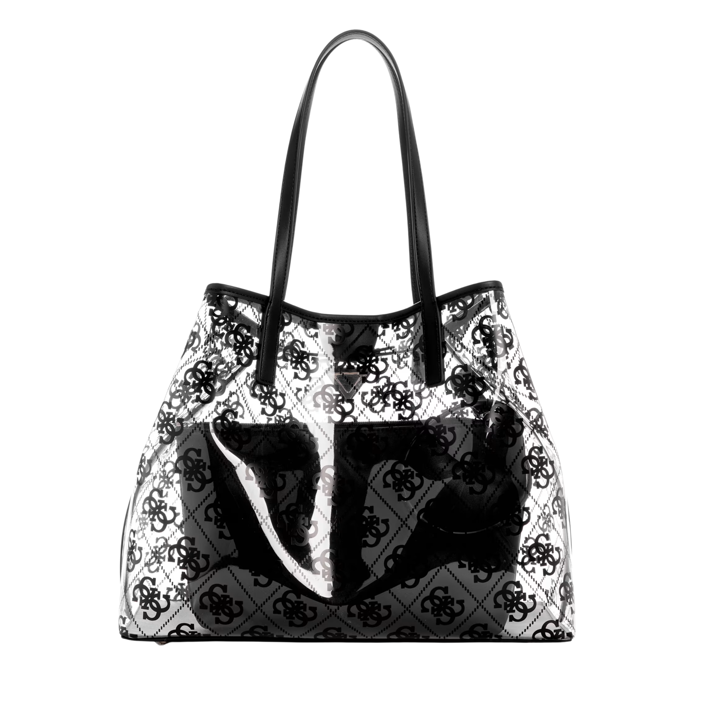 Guess Women Tuana Clear Quattro G Large Tote - Blossom