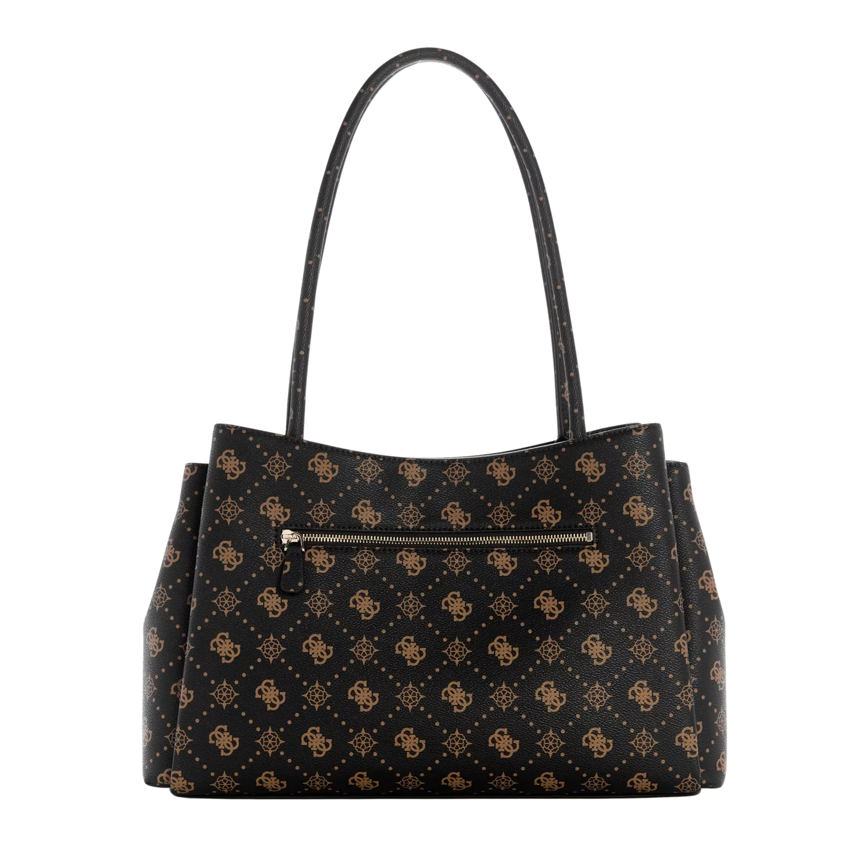 Guess Women Carrie Quattro G Girlfriend Carryall - Espresso Logo