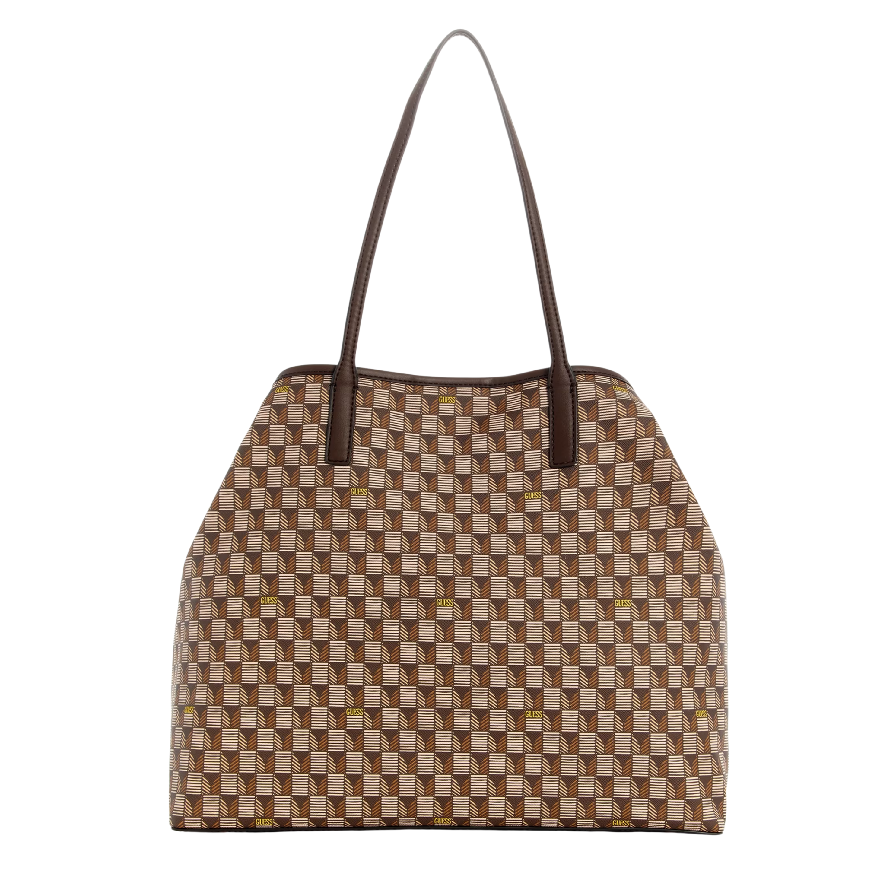 Guess Women G Wave Large Tote Set - Brown Multi