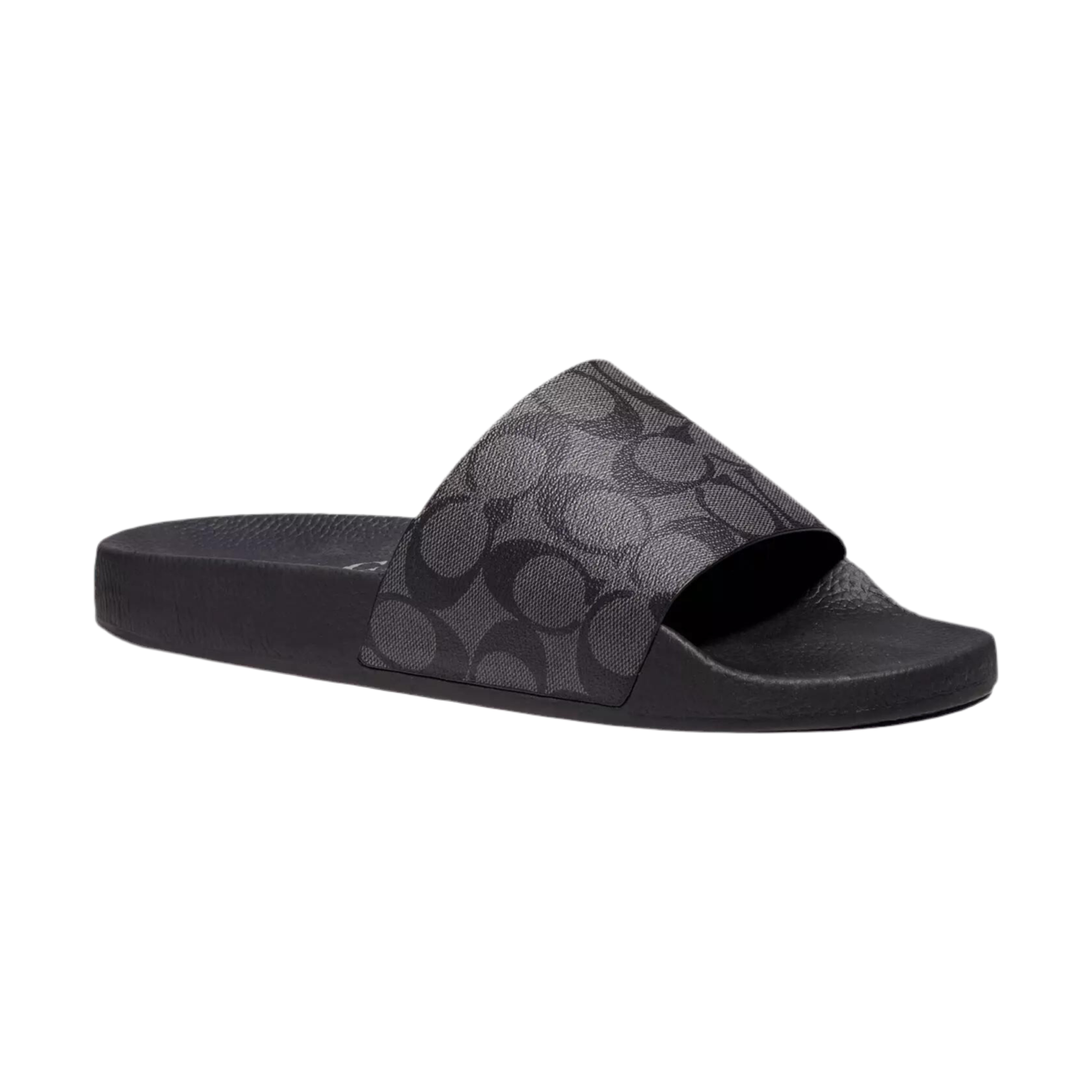 COACH Men's Signature Sandals - Black