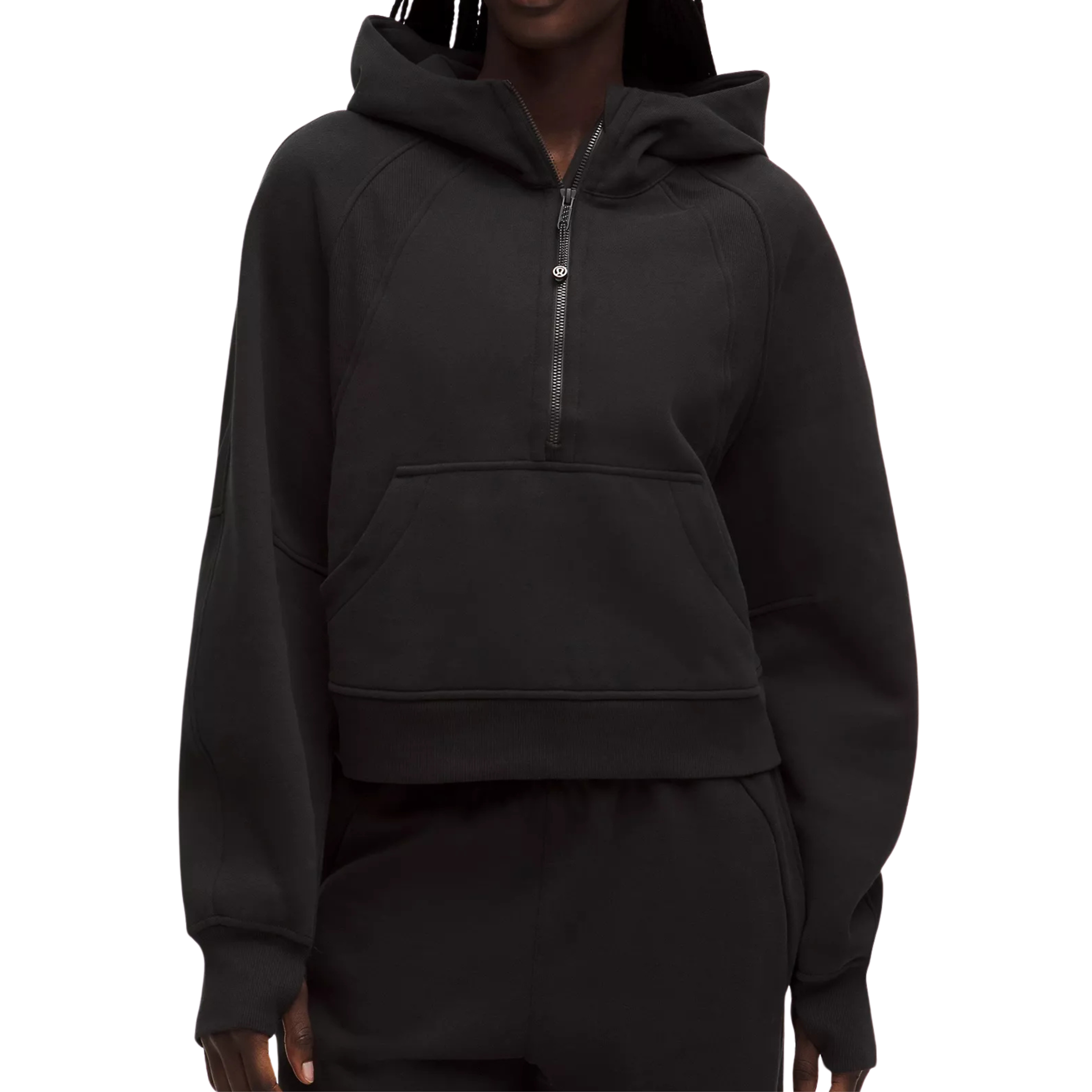 Lululemon Scuba Oversized Half-Zip Hoodie - Black