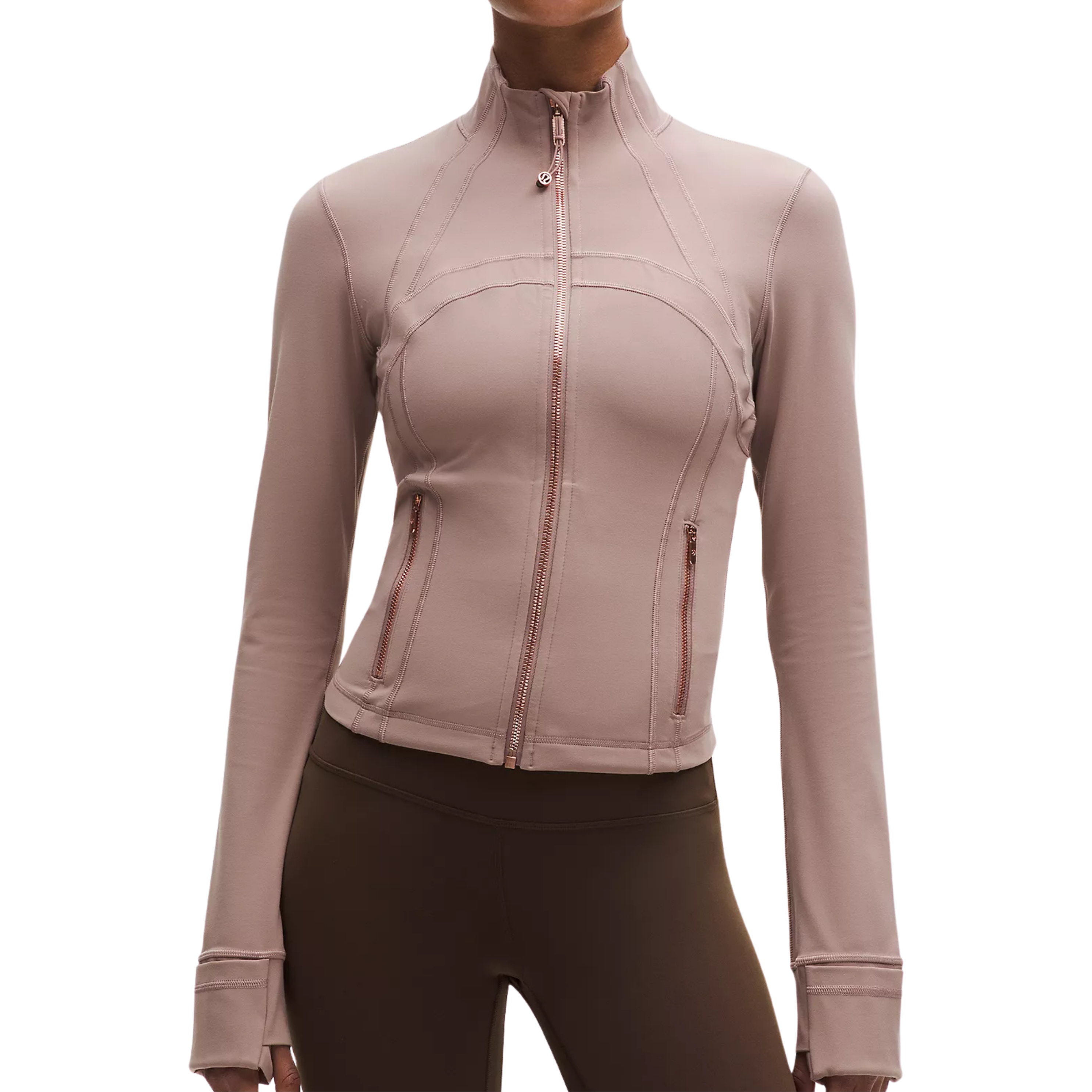 Lululemon Define Cropped Jacket - Ashen Rose