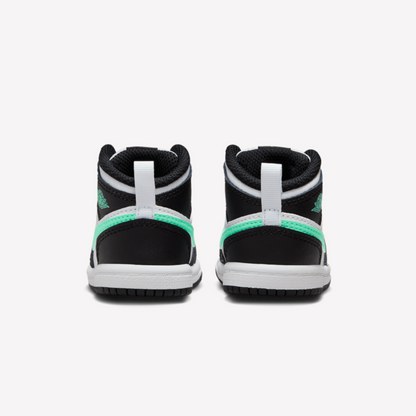 Nike Toddler Jordan AJ1 MID - White Green