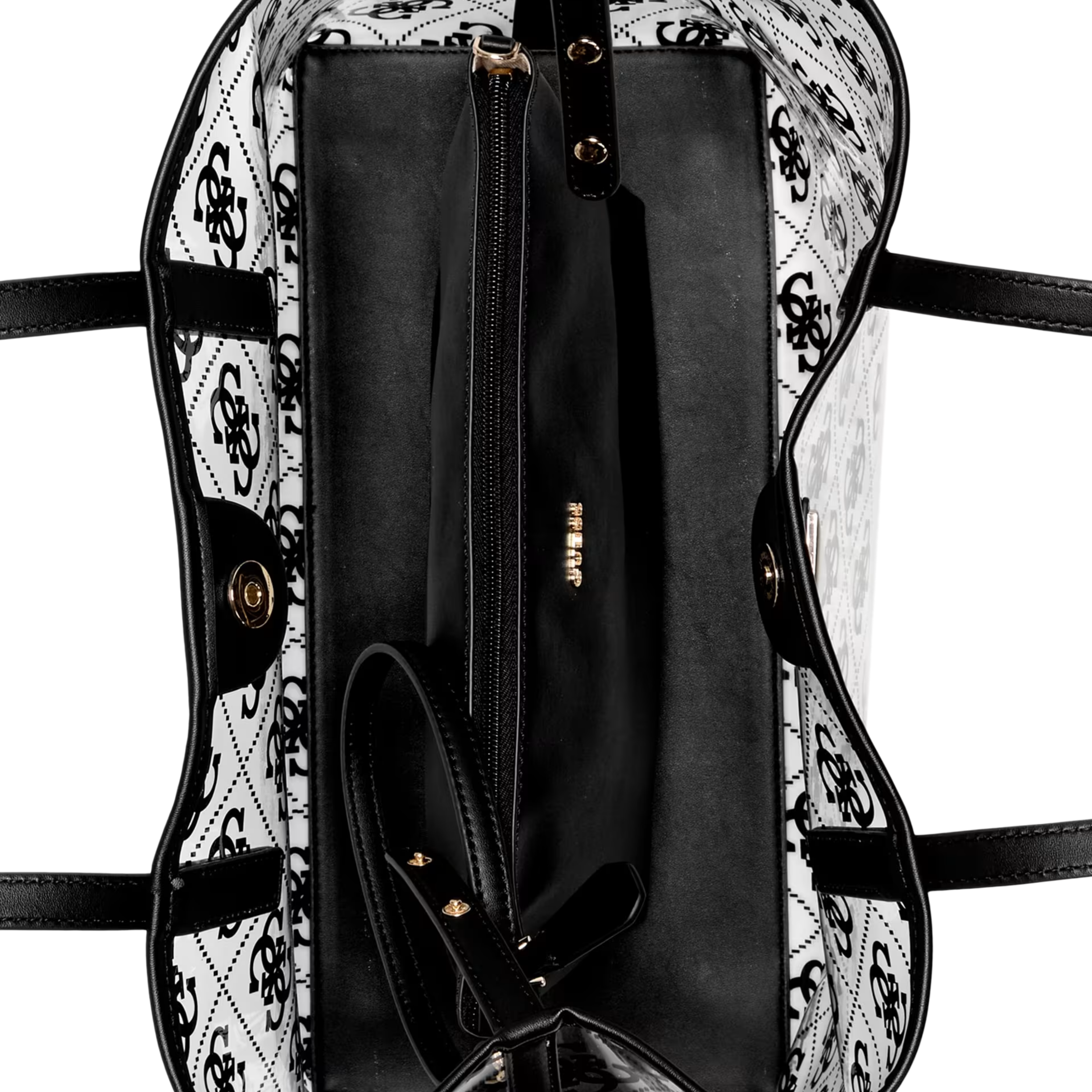 Guess Women Tuana Clear Quattro G Large Tote - Blossom