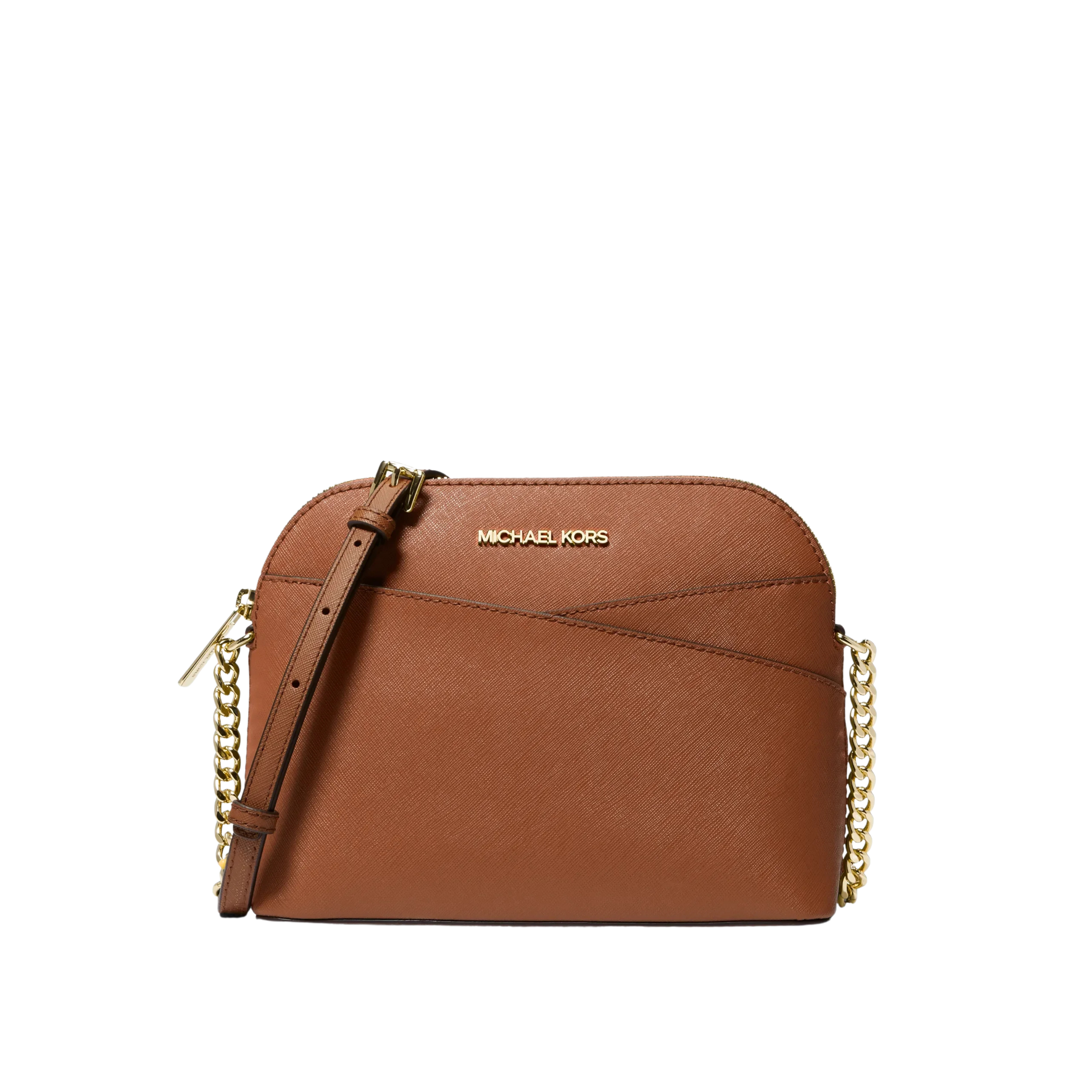 Michael Kors Women Jet Set Travel Medium Dome Crossbody Bag - Luggage
