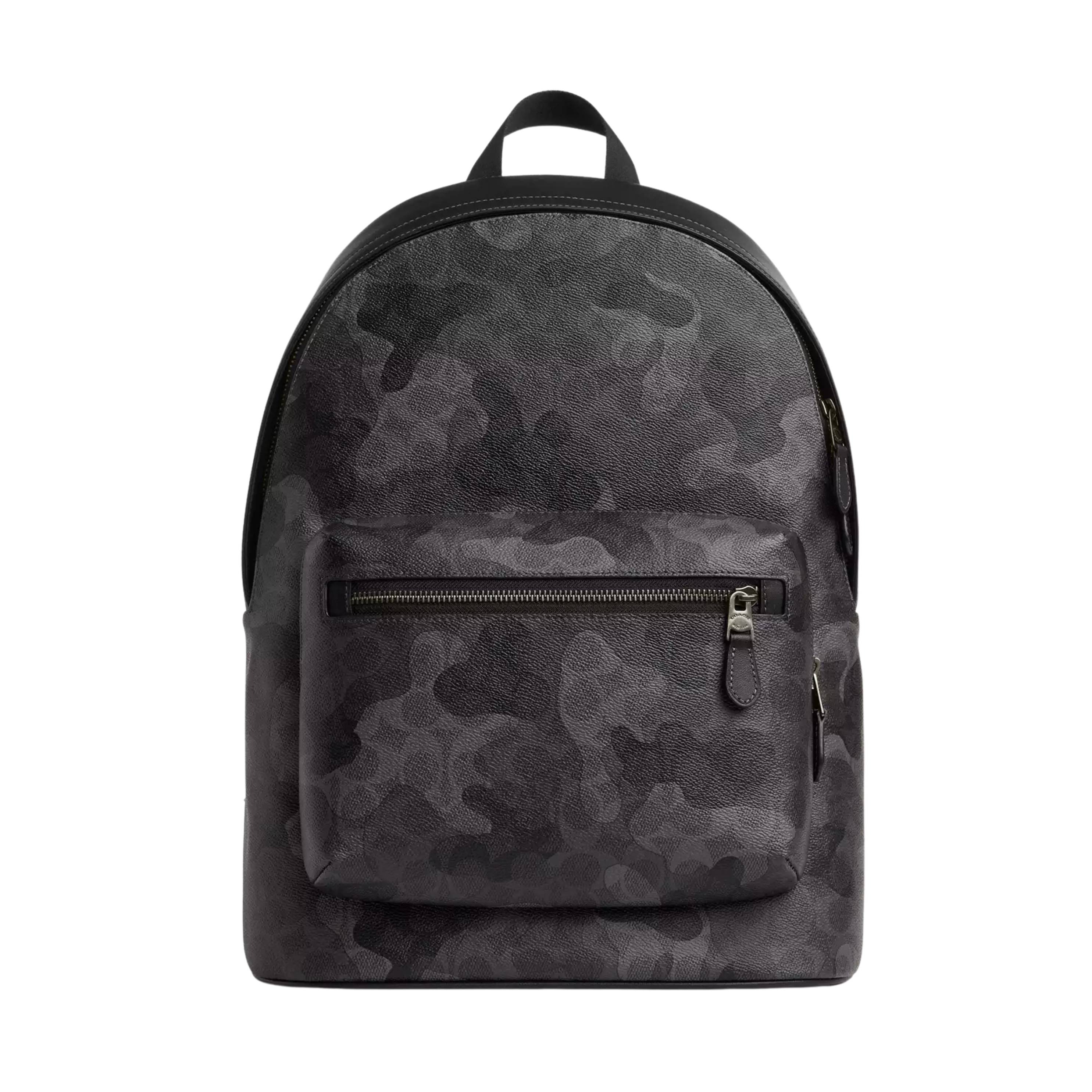 COACH West Backpack in Signature Canvas - Grey Multi