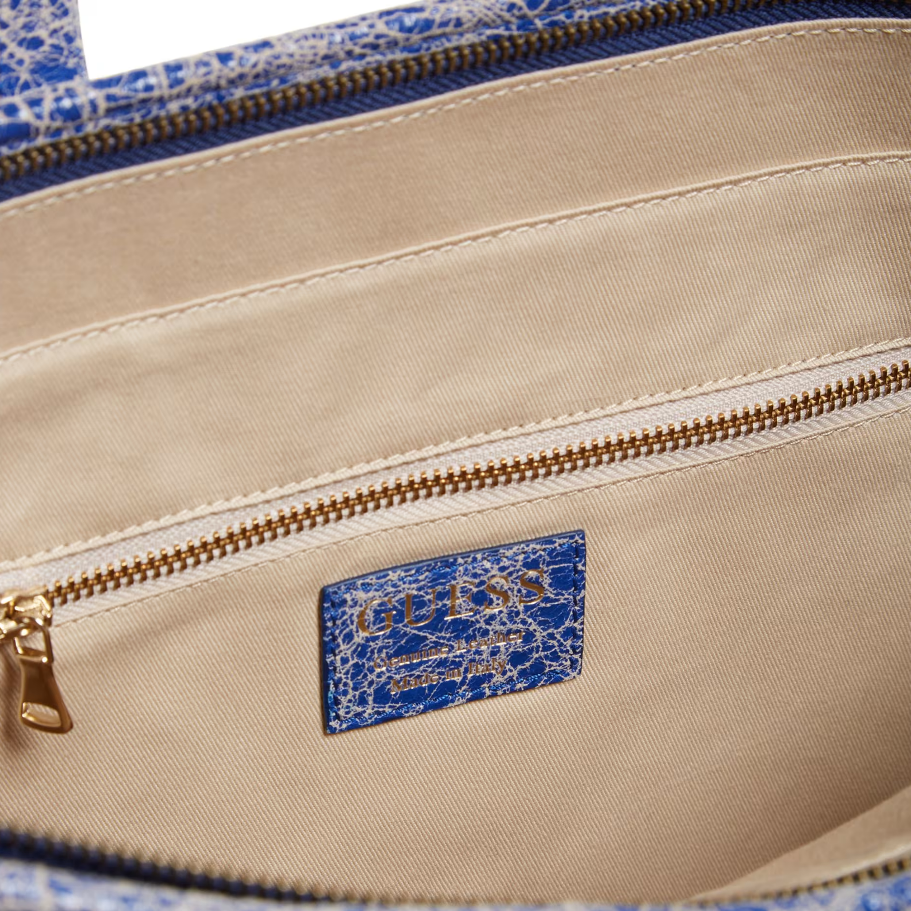 Guess Women Cracked Leather Serapia Tote - Regent Wash