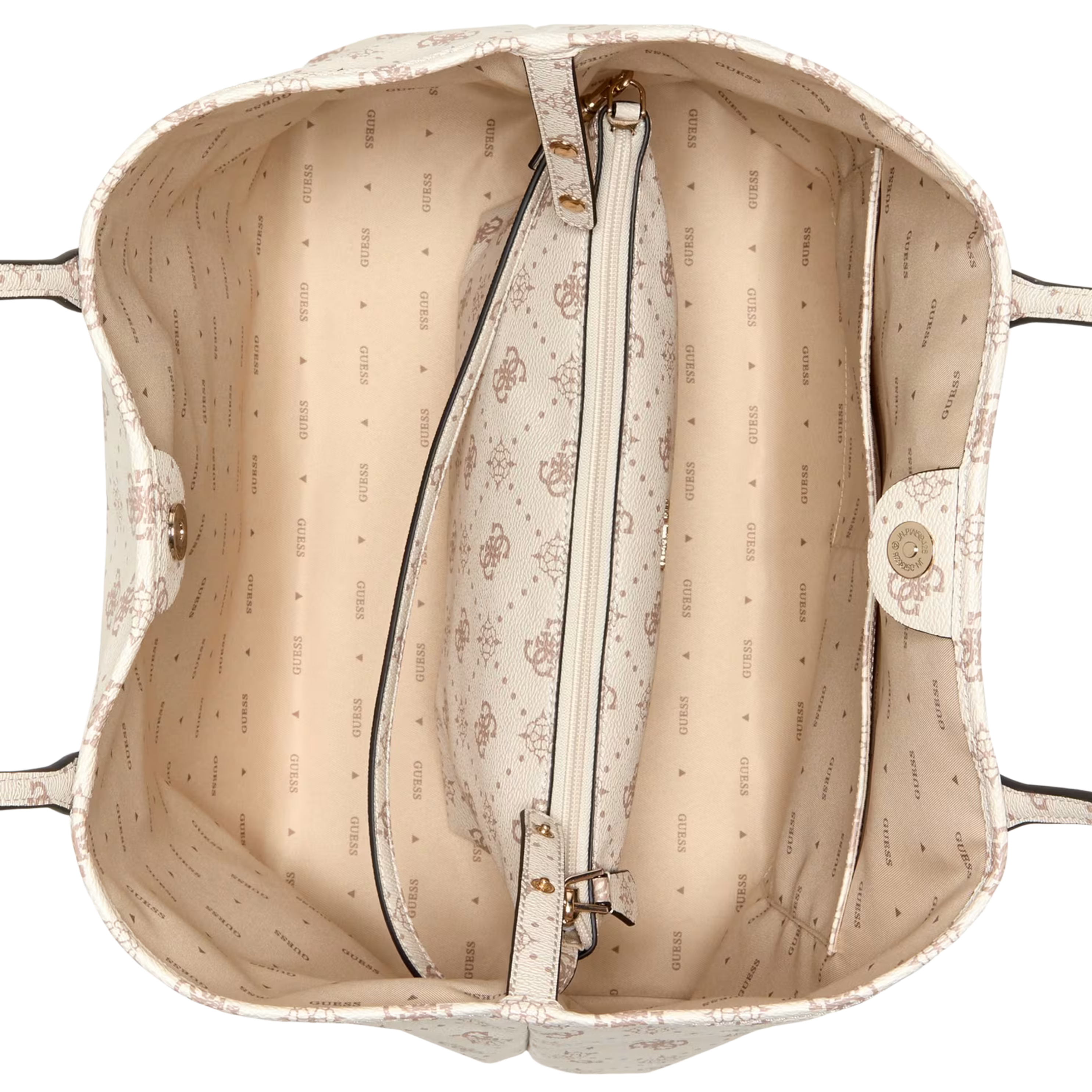 Guess Women Carrie Large Logo Tote - Vino Wash