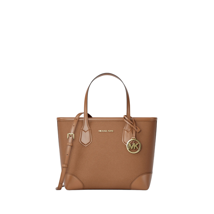 Michael Kors Women Eva Extra Small Leather Convertible Tote Bag - Luggage