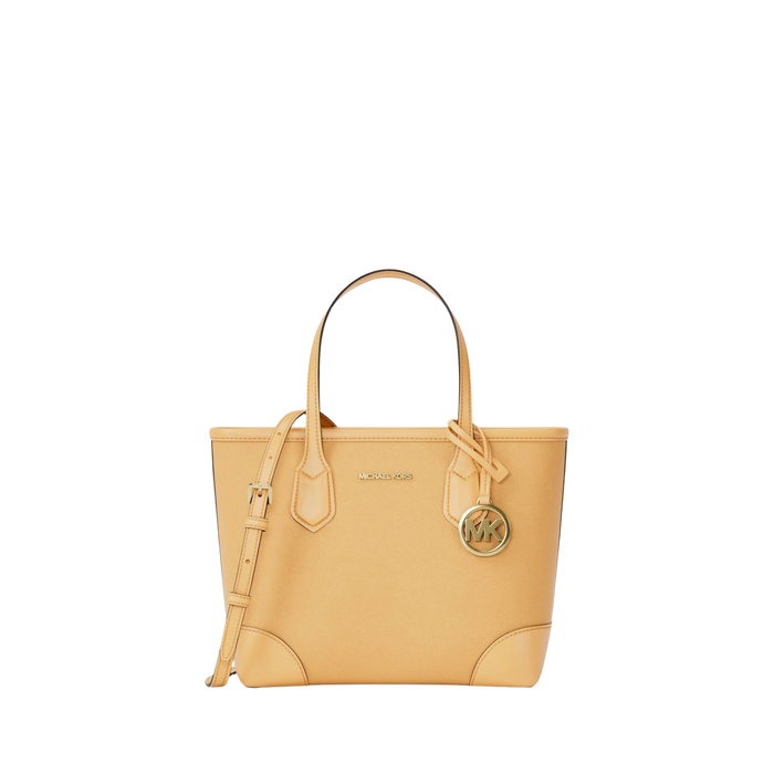Michael Kors Women Eva Extra Small Leather Convertible Tote Bag - Honeywheat