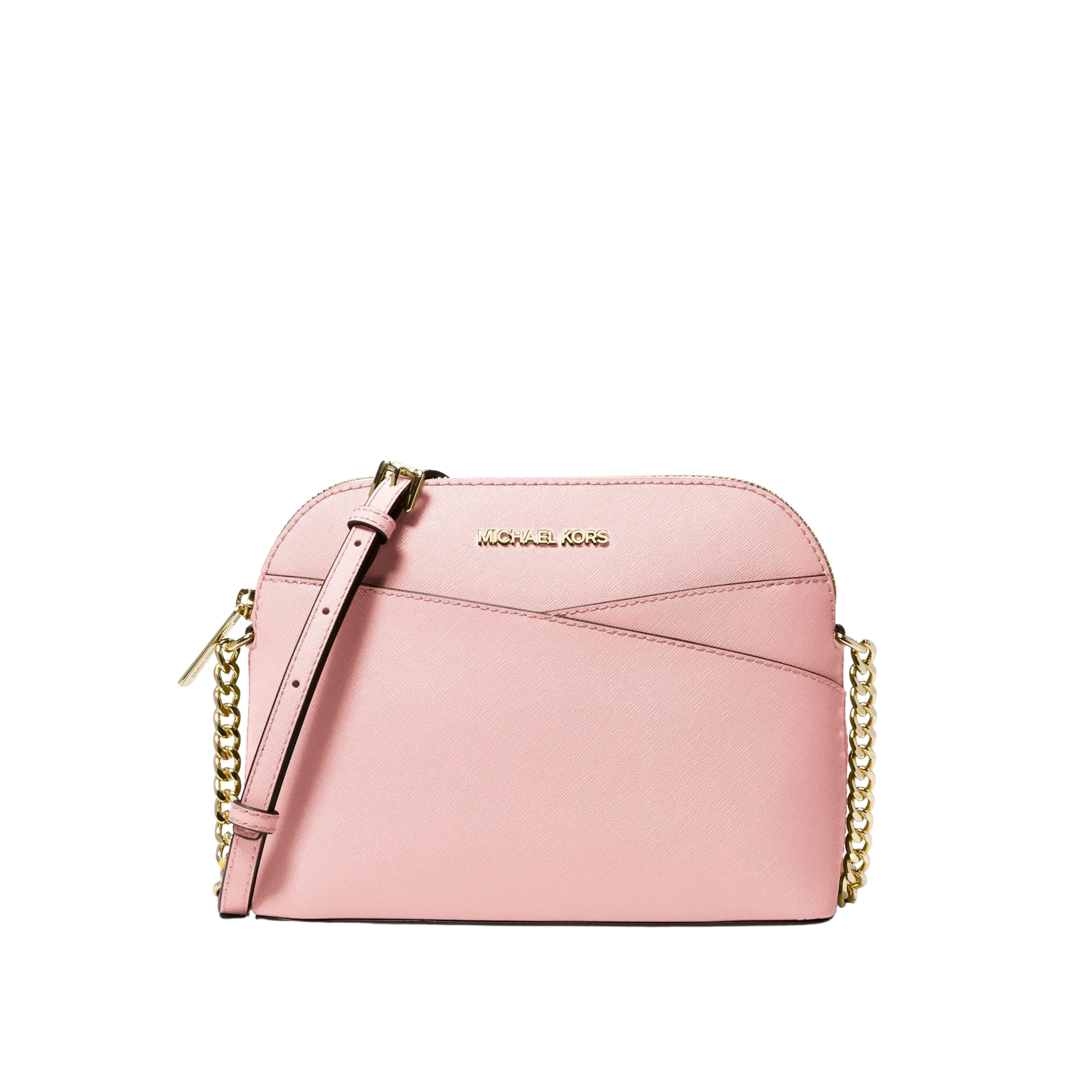 Michael Kors Women Jet Set Travel Medium Dome Crossbody Bag - Powder Blush