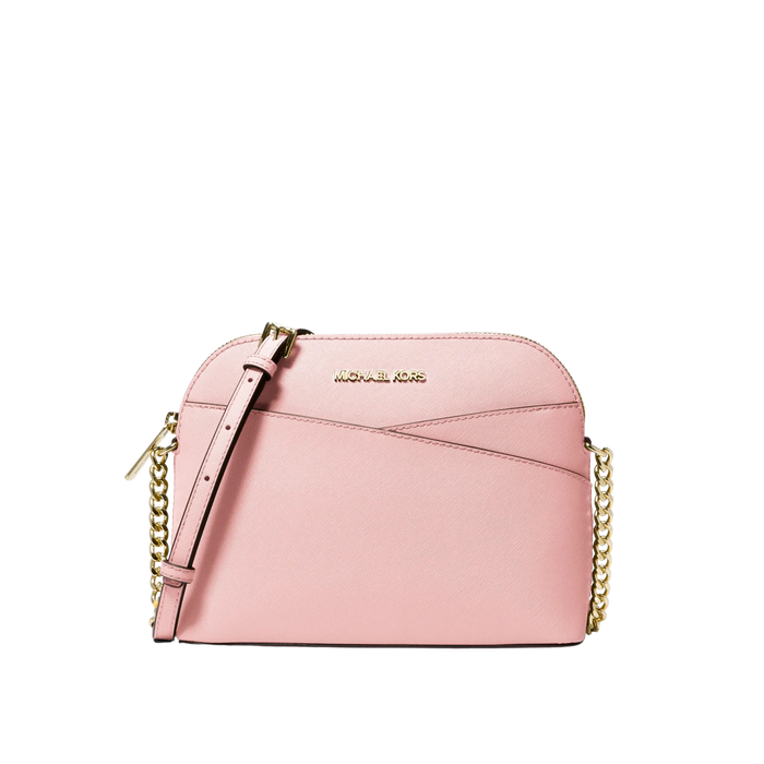 Michael Kors Women Jet Set Travel Medium Dome Crossbody Bag - Powder Blush