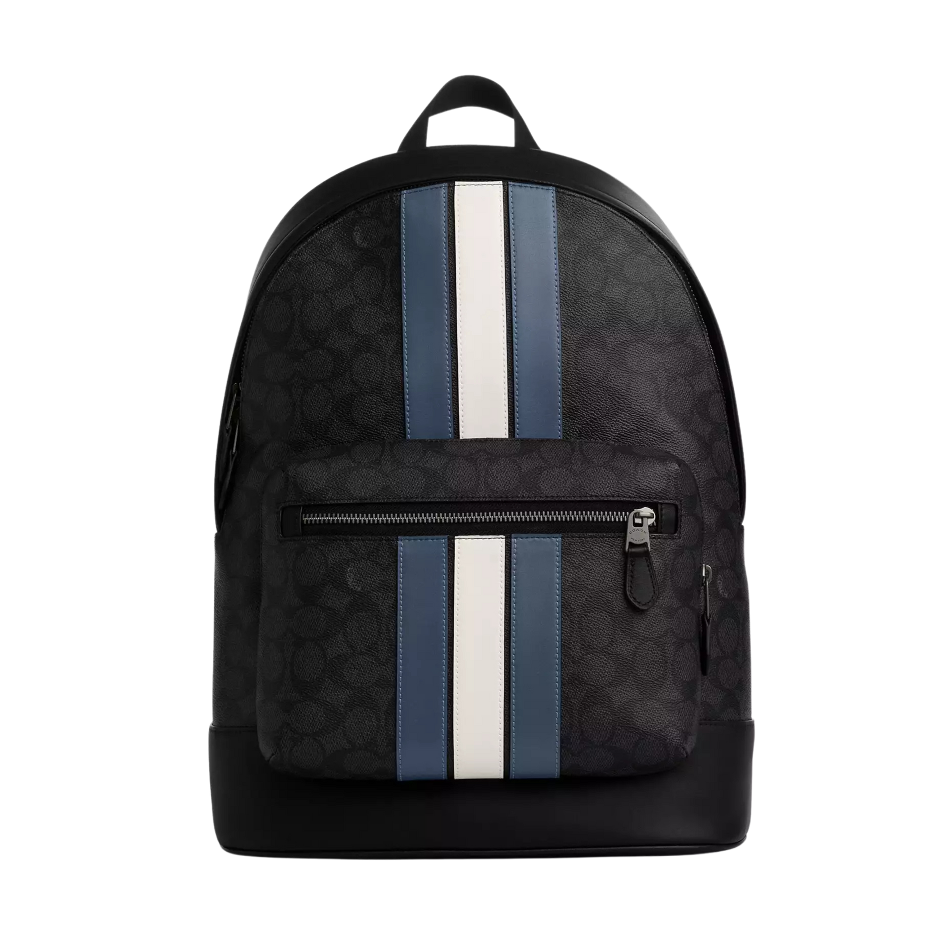 COACH West Backpack in Signature Canvas Charcoal