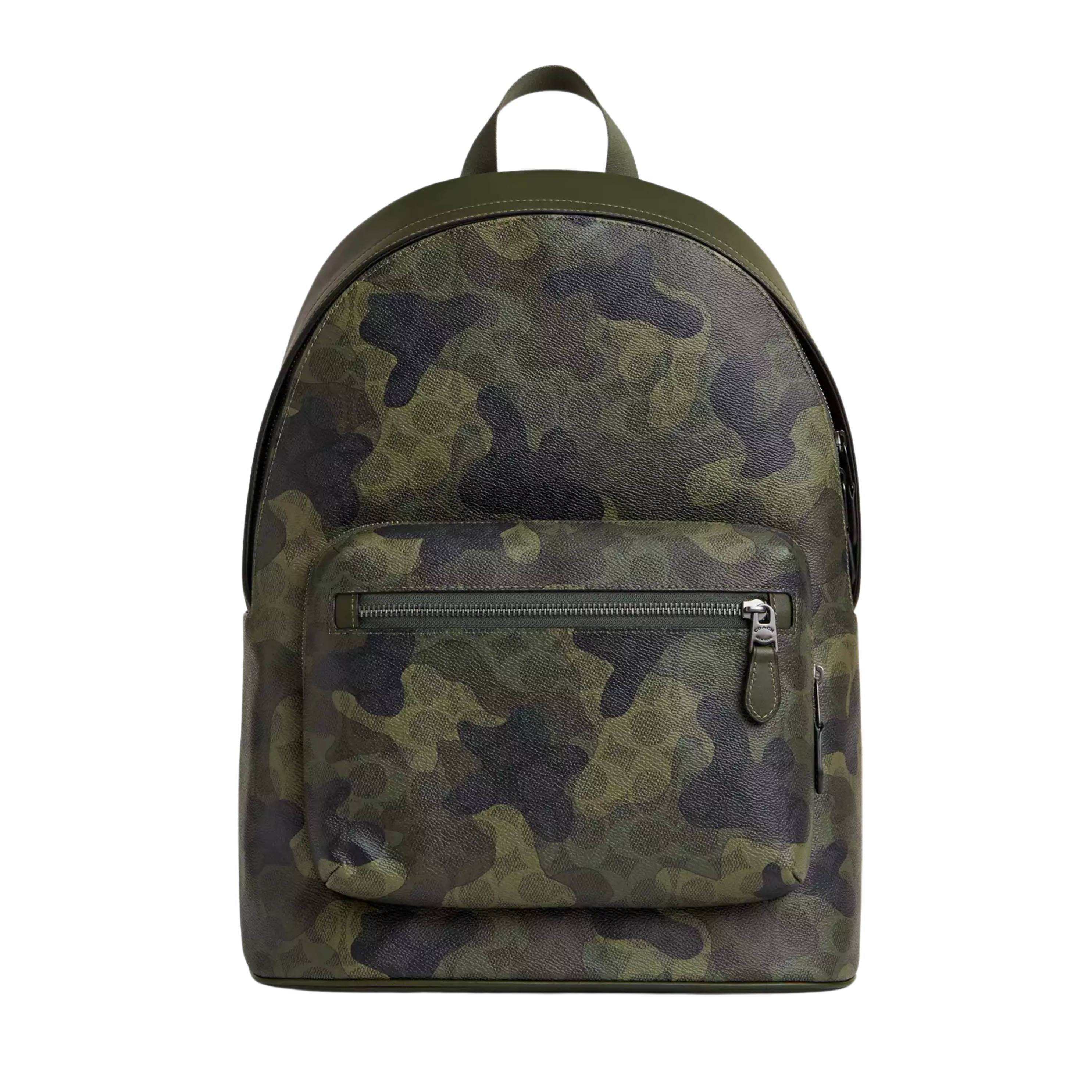 COACH West Backpack in Signature Canvas - Dark Shamrock Multi