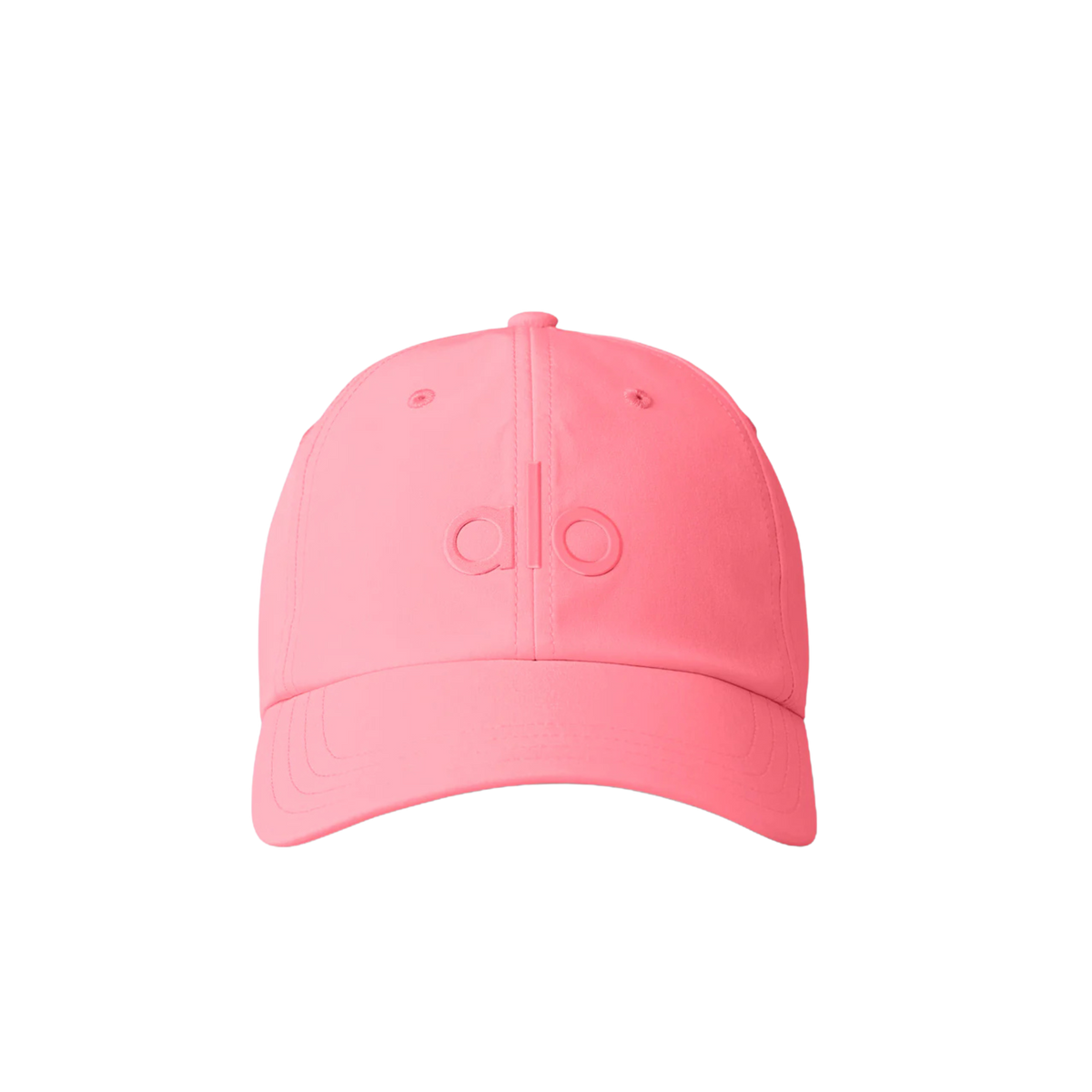 NWT Alo Yoga Performance Off-Duty Cap Neon Bubblegum Authentic ALO Pink Adjustable Performance Off Duty Cap Hat Bubble Gum  main image 2