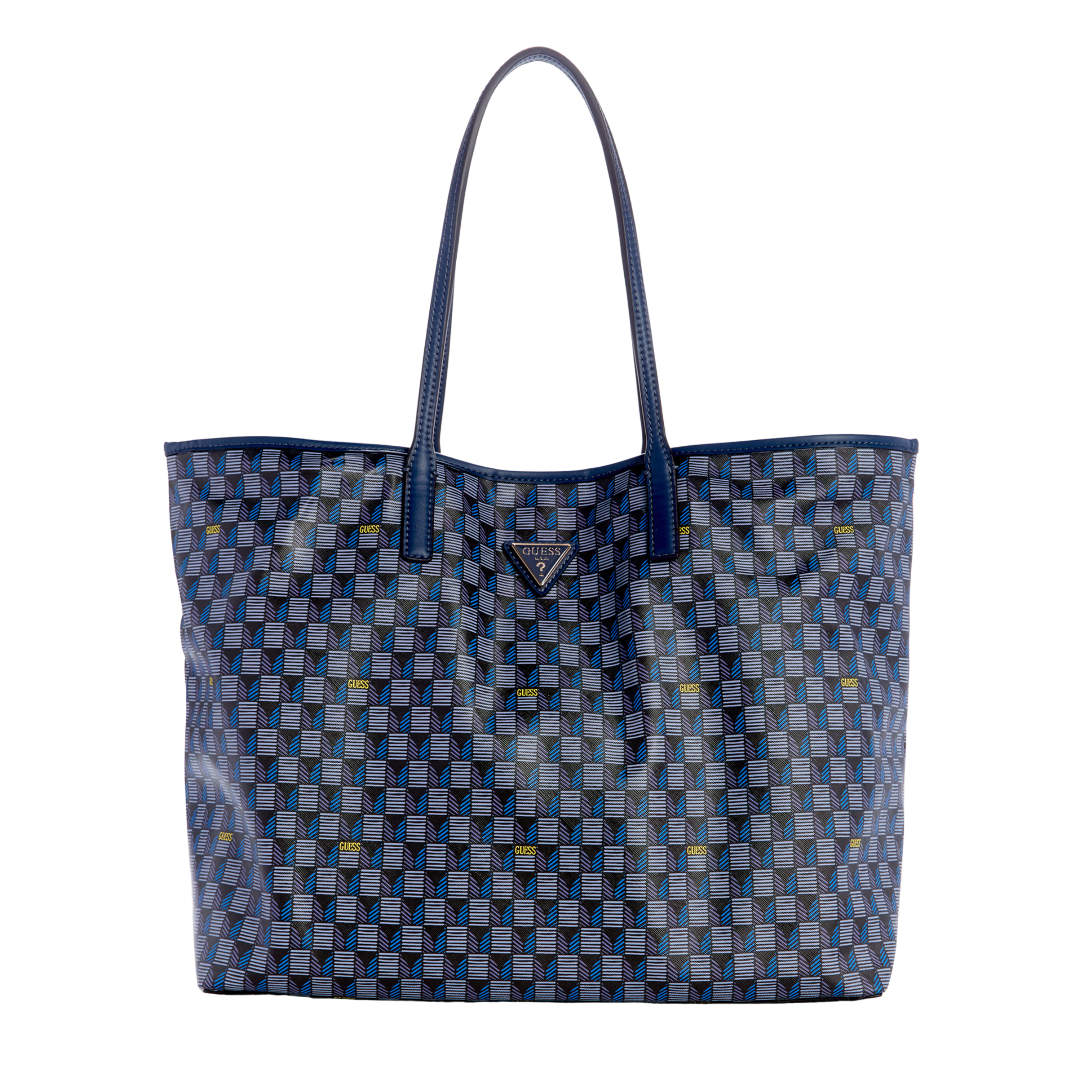 Guess Women G Wave Large Tote Set - Blue