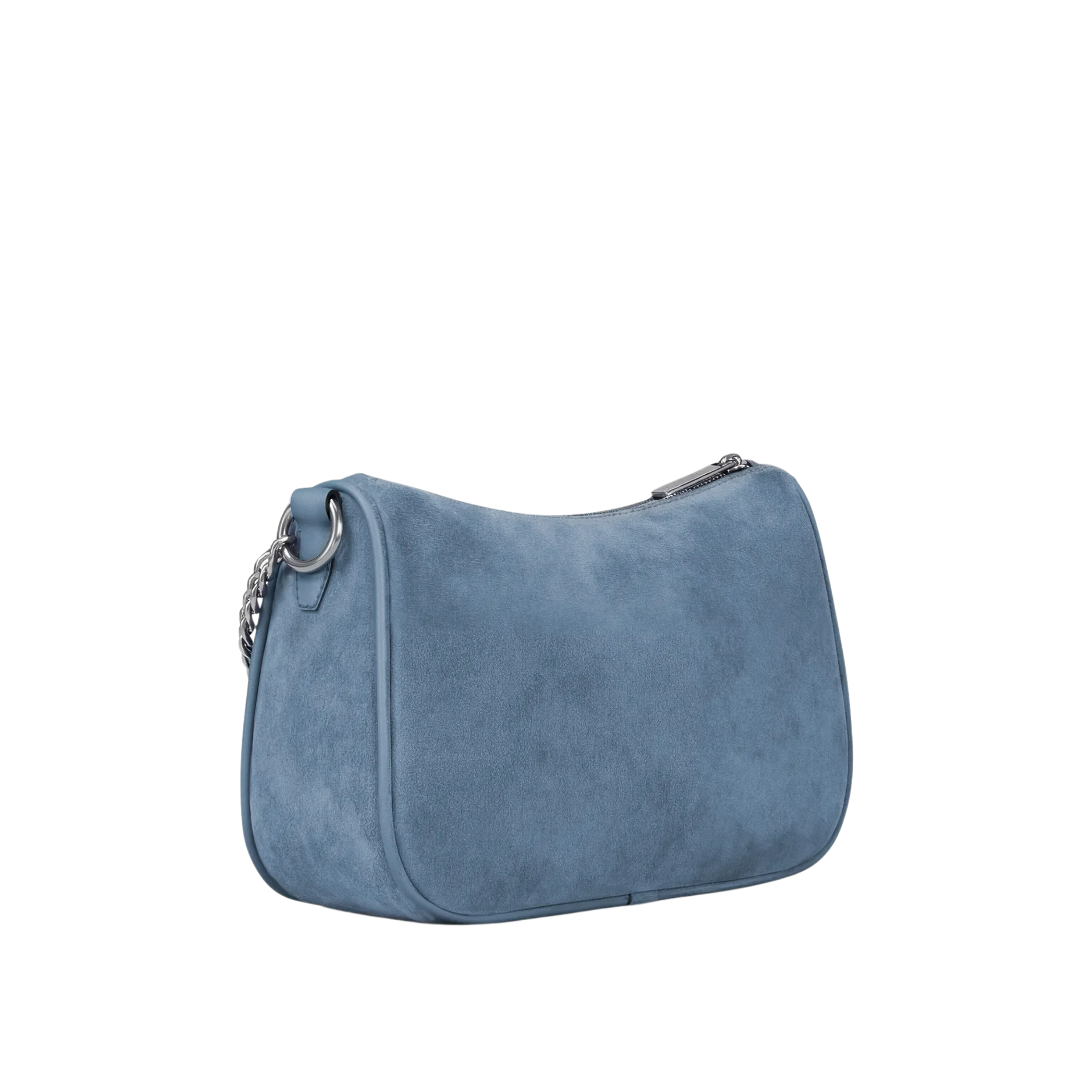 Michael Kors Women Carmela Medium Suede Convertible Crossbody Bag - Denim
