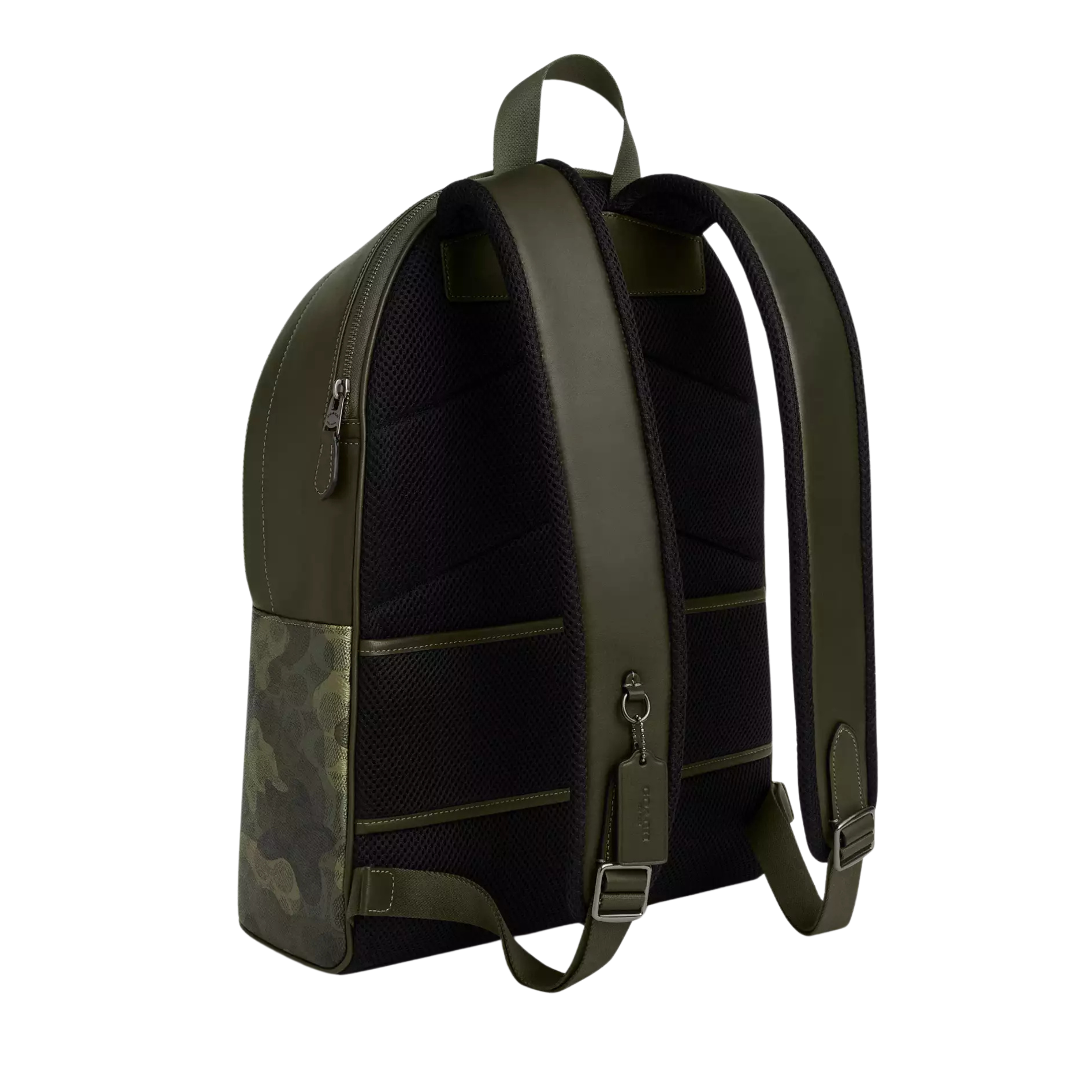 COACH West Backpack in Signature Canvas - Dark Shamrock Multi