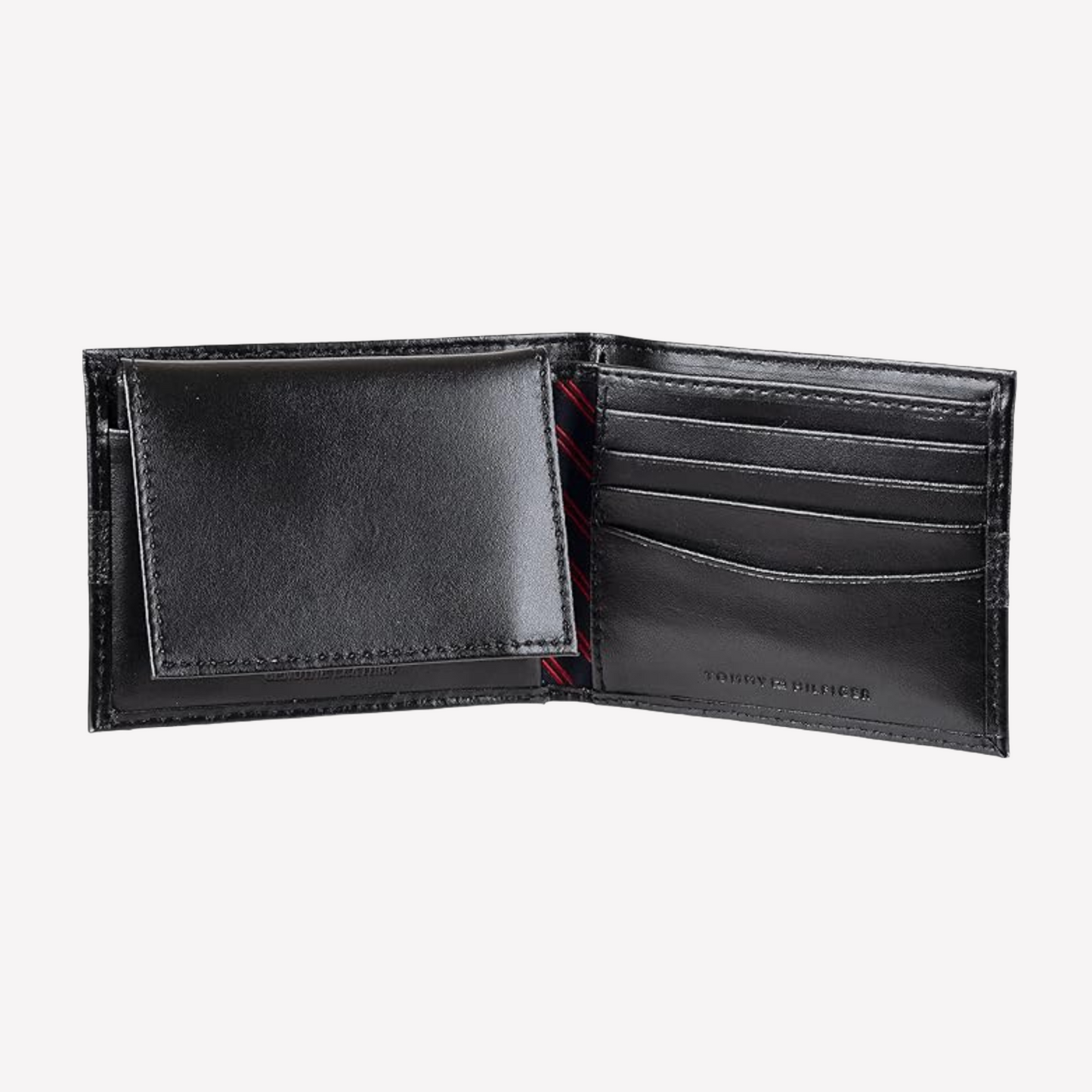 Tommy Hilfiger Passcase Leather Wallet - Black