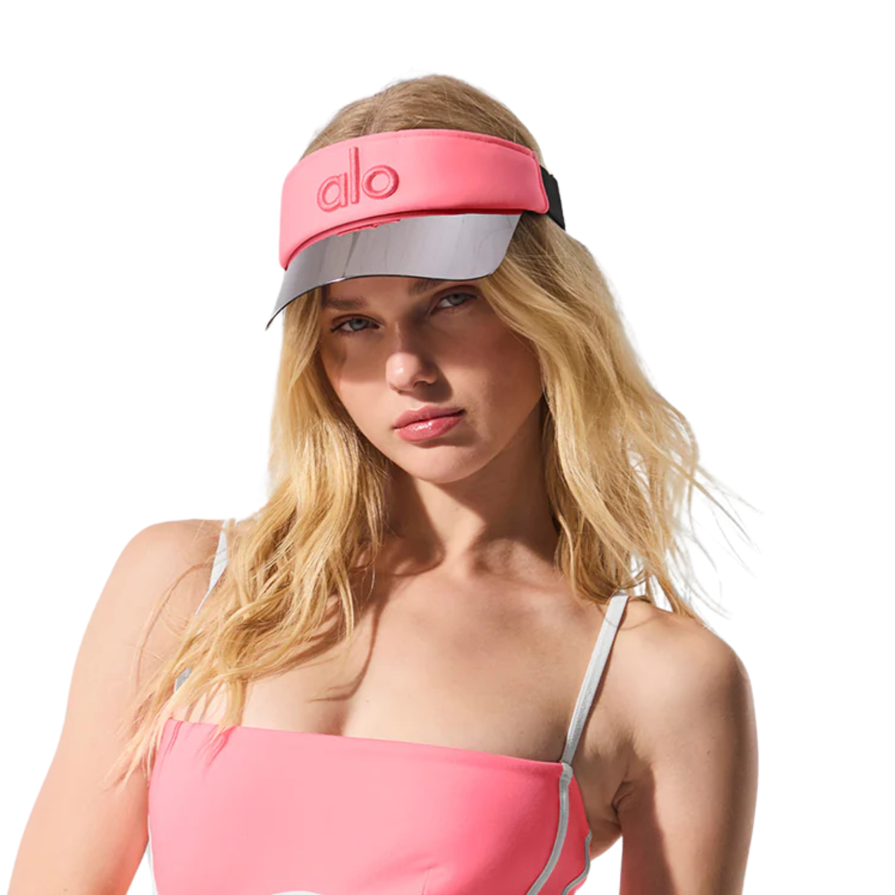 Alo Airlift Solar Visor - Neon Bubblegum