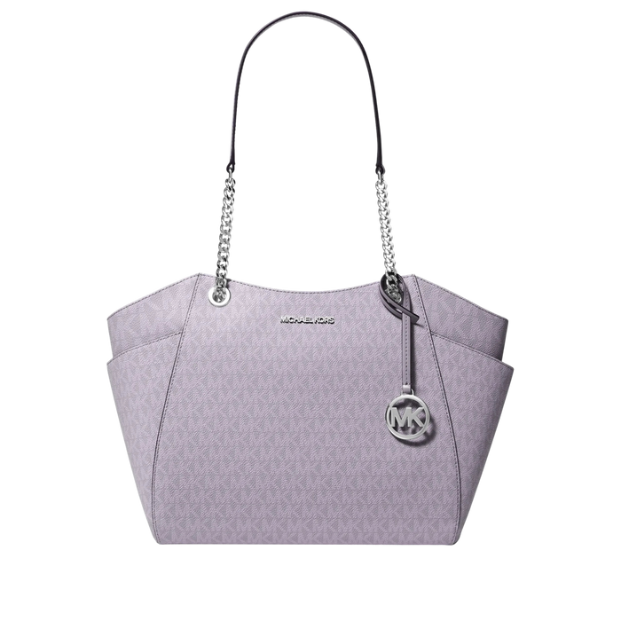 Michael Kors Women Jet Set Large Signature Logo Shoulder Bag - Lilac