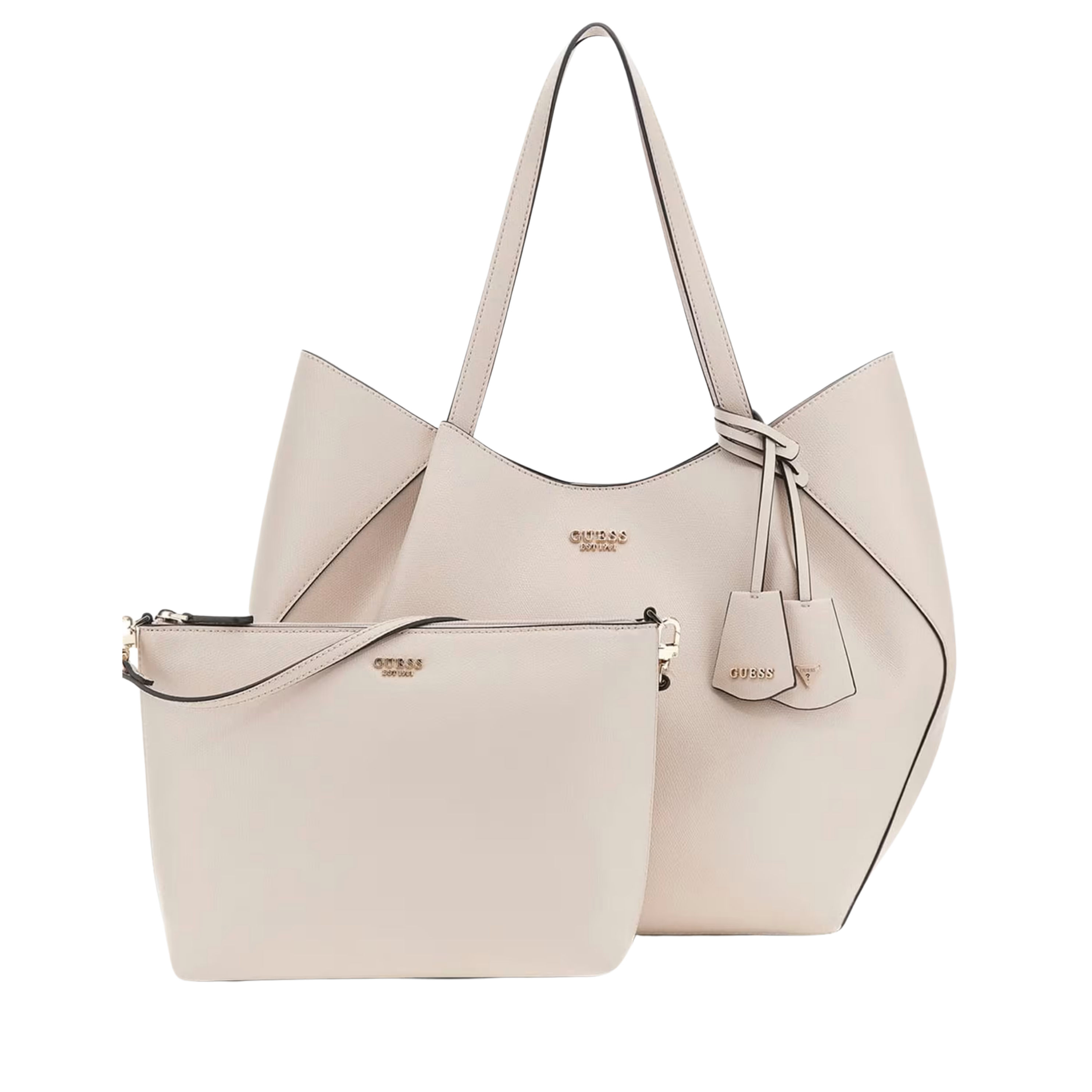 Guess Women Amorette Pochette Tote - Light Taupe
