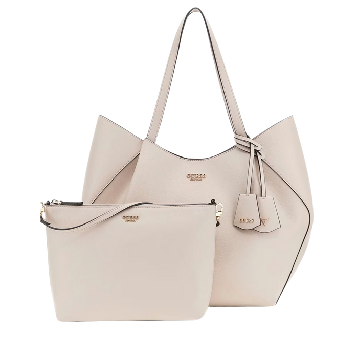 Guess Women Amorette Pochette Tote - Light Taupe