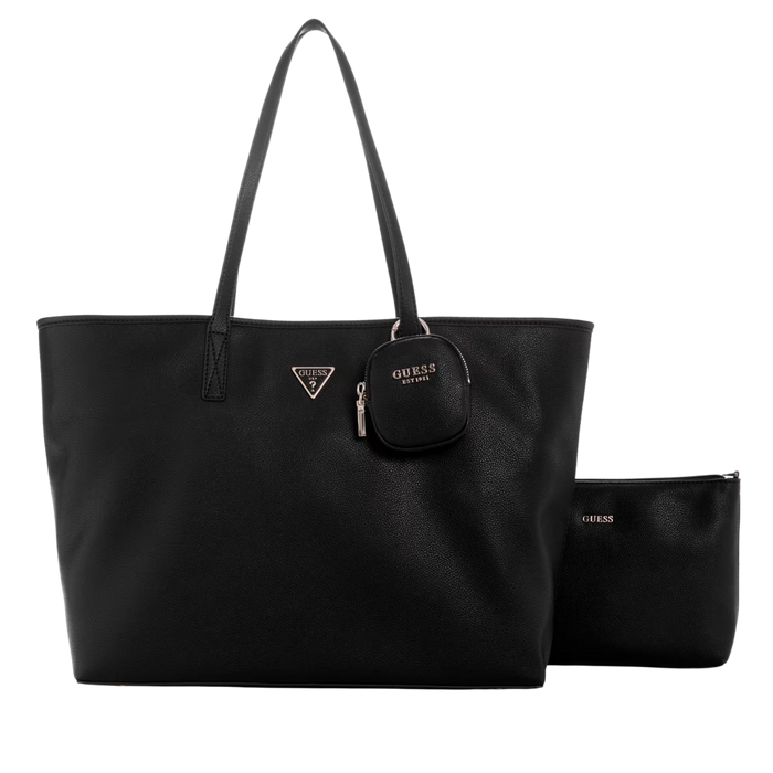 Guess Women Power Play Pochette Shopper - Black