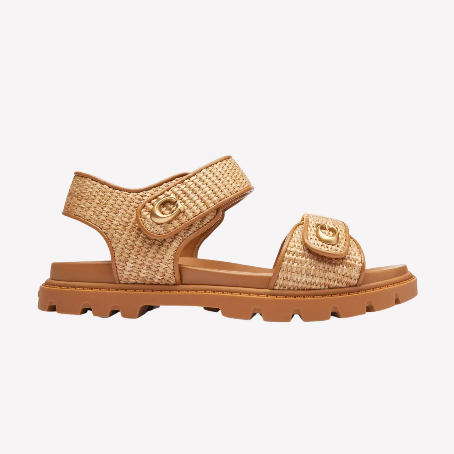 COACH Women's Brynn Sandal - Natural