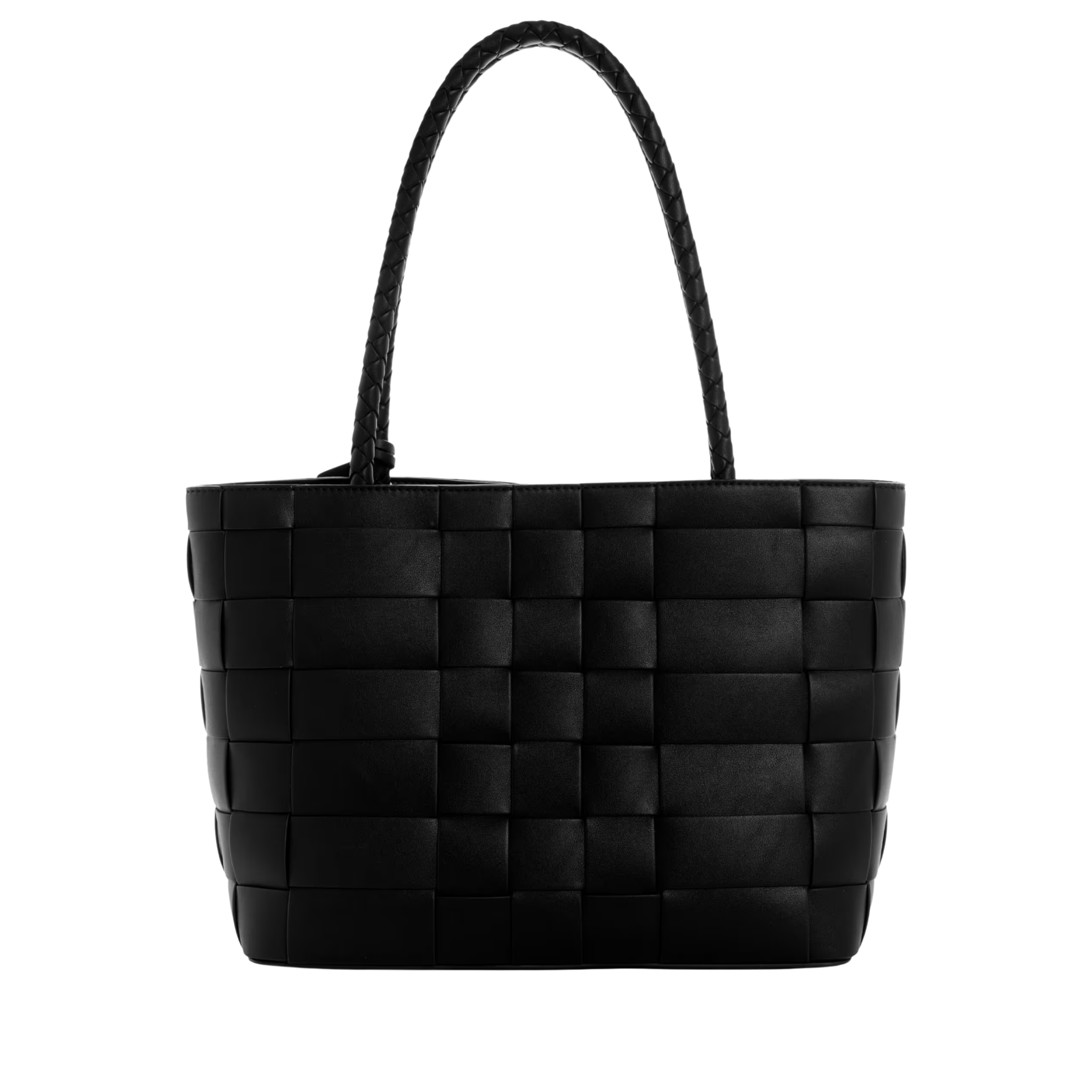 Guess Women Maylee Woven Girlfriend Tote - Black
