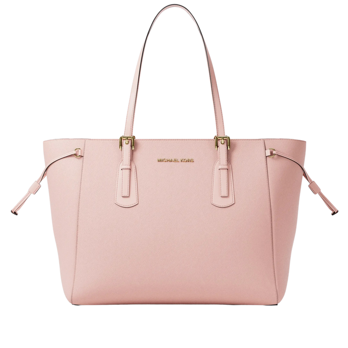 Michael Kors Women Voyager Large Saffiano Leather Tote Bag - Powder Blush